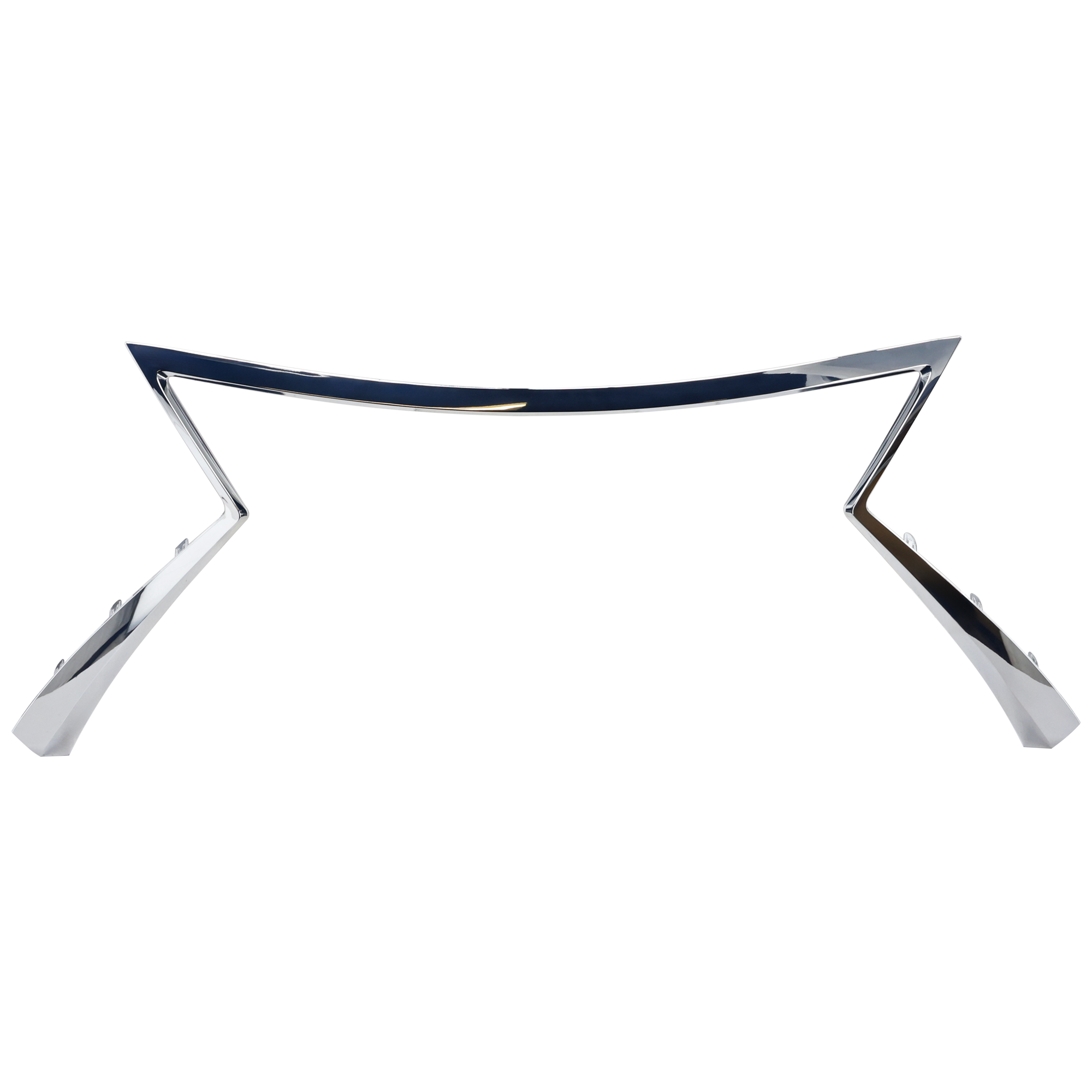 AM RX350 RX450H 16-19 GRILLE MOLDING Main Grille Satin Nickel w or w o F Sport Pkg SKU RL07070003 Partslink LX1210114 OEM 531210E120