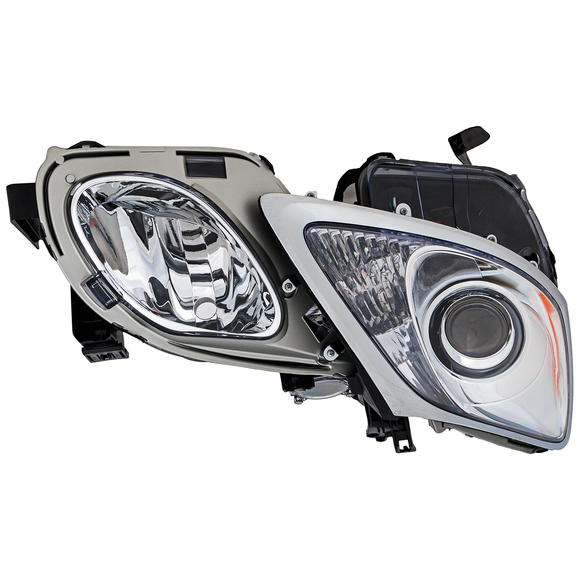 AM GS350 GS430 GS460-07-11 HEAD LAMP LH Lens and Housing w o Adaptive Headlight w o HLW Holes CAPA SKU RL10010010Q Partslink LX2518145C OEM 8107030B72
