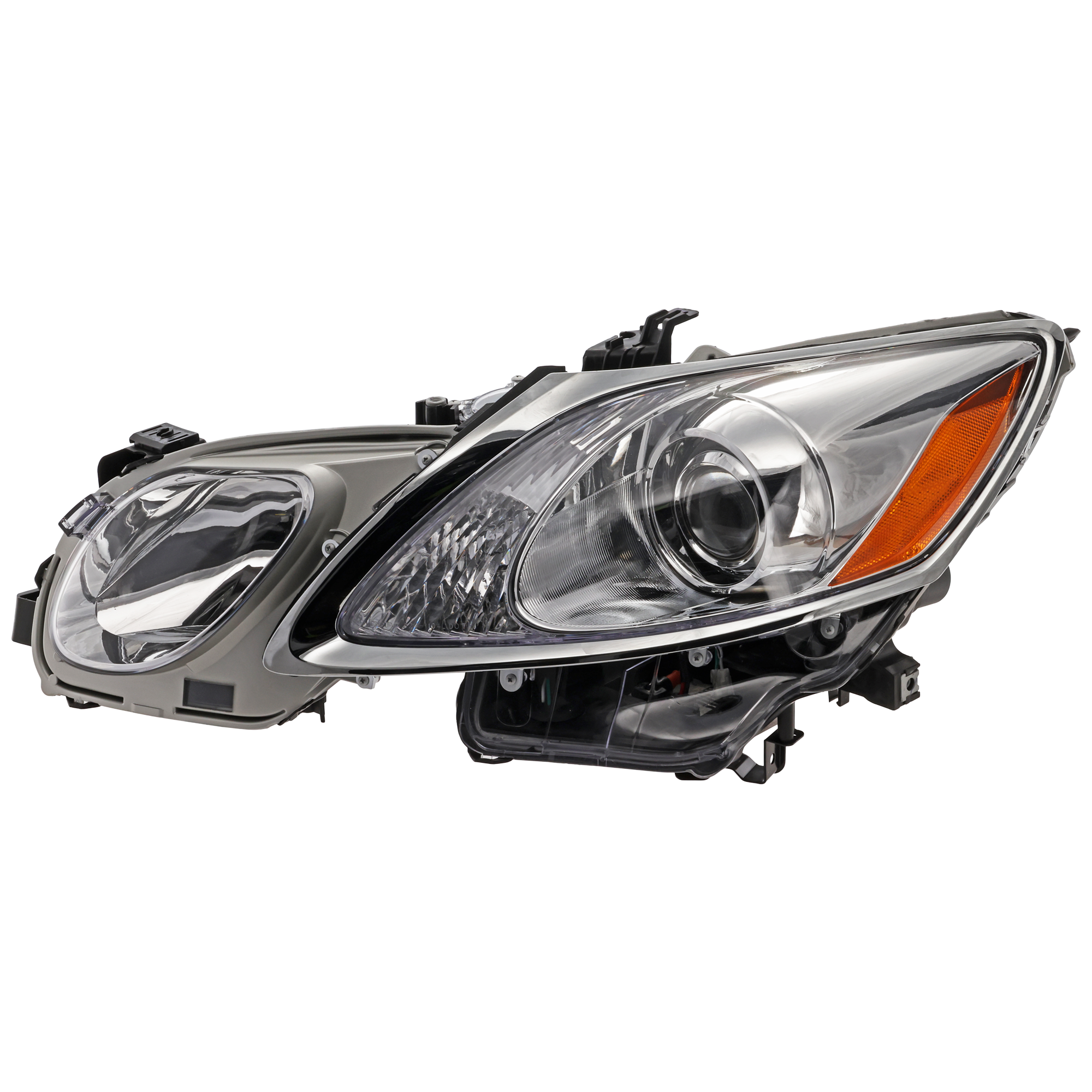 AM GS350 GS430 GS460-07-11 HEAD LAMP LH Lens and Housing w o Adaptive Headlight w o HLW Holes SKU RL10010010 Partslink LX2518145 OEM 8107030B72