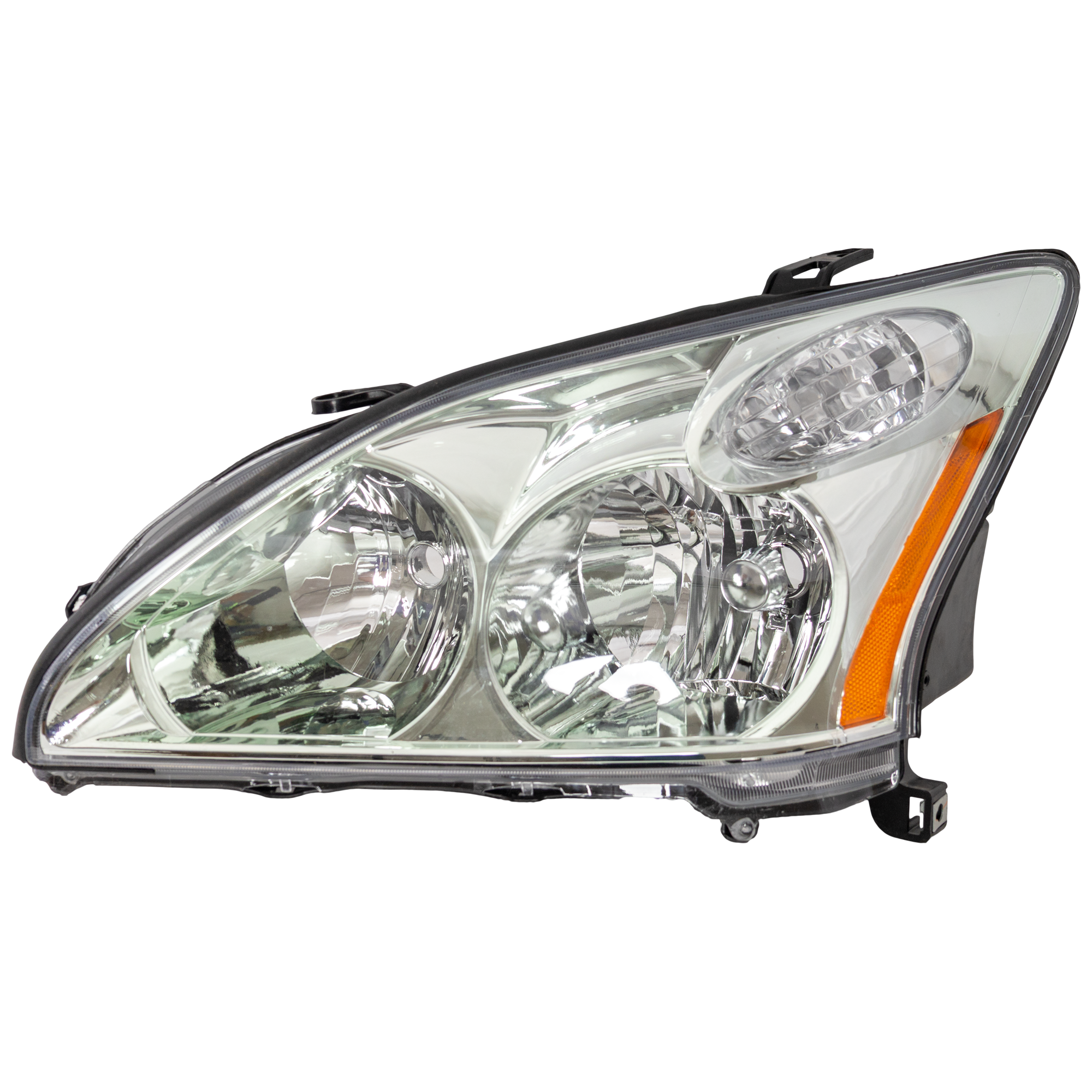 AM RX330-04-06 RX400H 06-08 RX350-07-09 HEAD LAMP LH Lens and Housing Halogen Japan Built CAPA SKU RL10010028Q Partslink LX2502123C OEM 8117048200