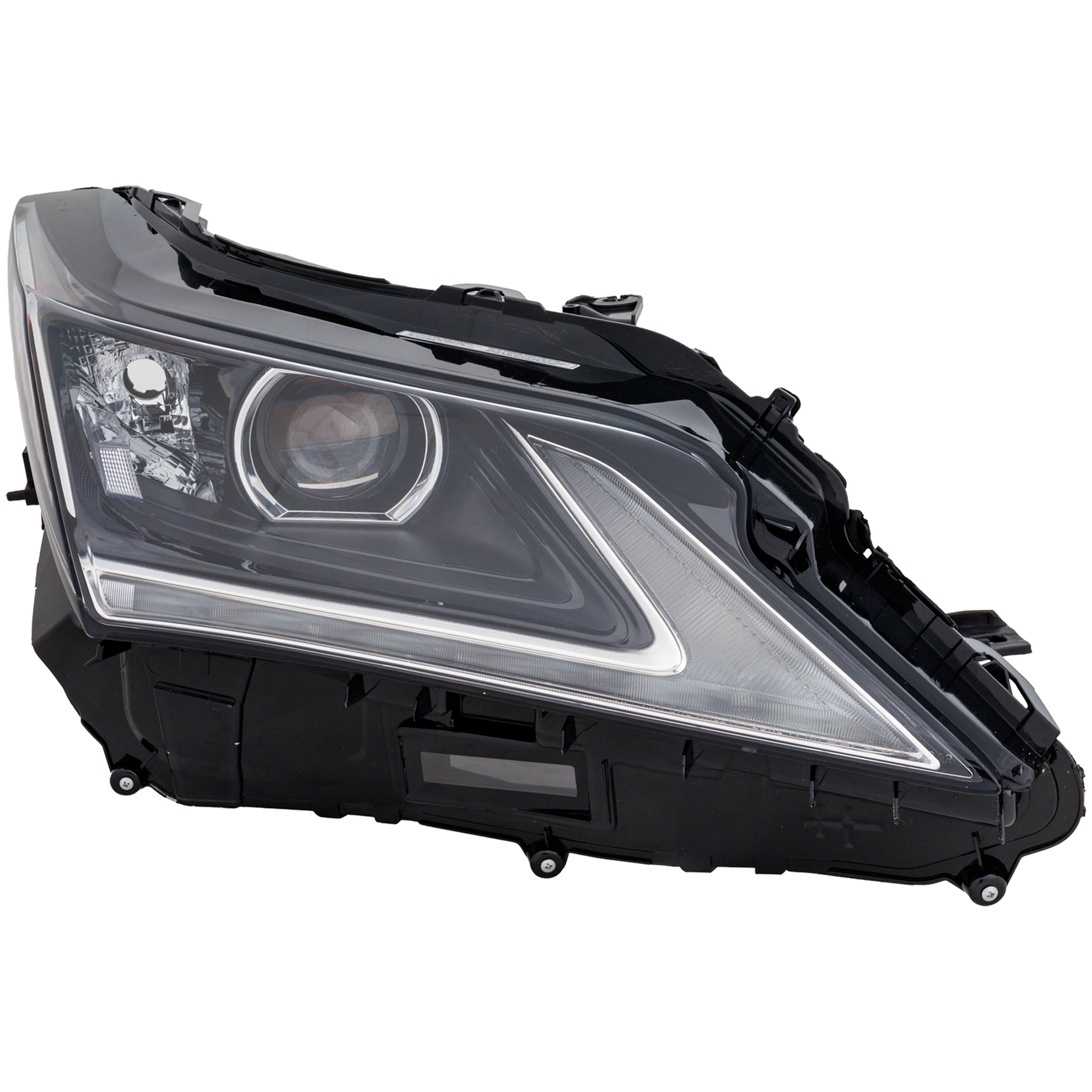 AM RX350-16-19 RX450HL 18-19 HEAD LAMP RH Lens and Housing Halogen Single Beam RX350 Japan Built Vehicle w o CCS RX450HL w o HLW CAPA SKU RL10010043Q Partslink LX2519165C OEM 8114048E01
