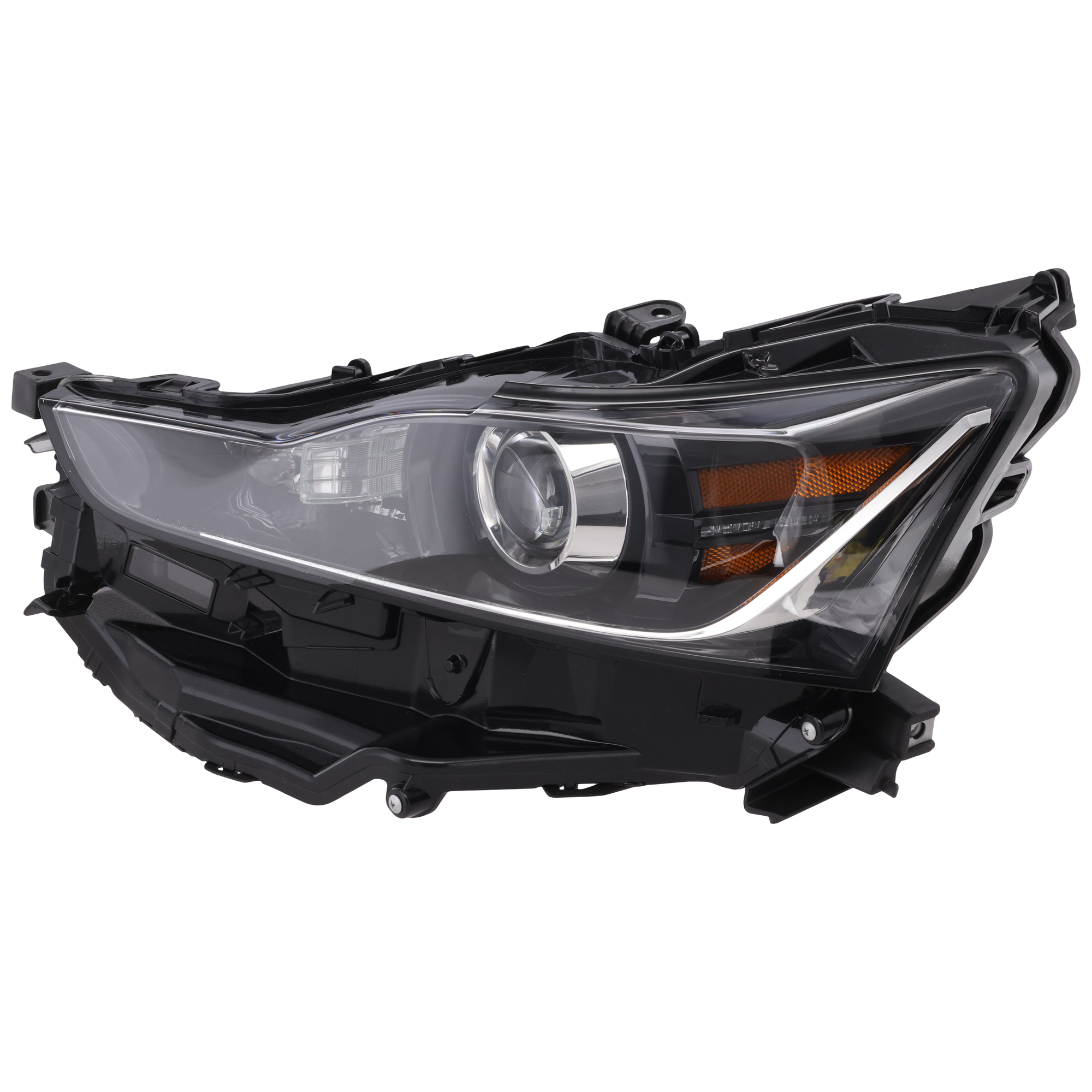 AM IS200T 350-17-20 HEAD LAMP LH Lens and Housing LED w o Adaptive Headlight w Auto Leveling Lights w o LED Signal Lights SKU RL10010046 OEM 8118553810 PFM