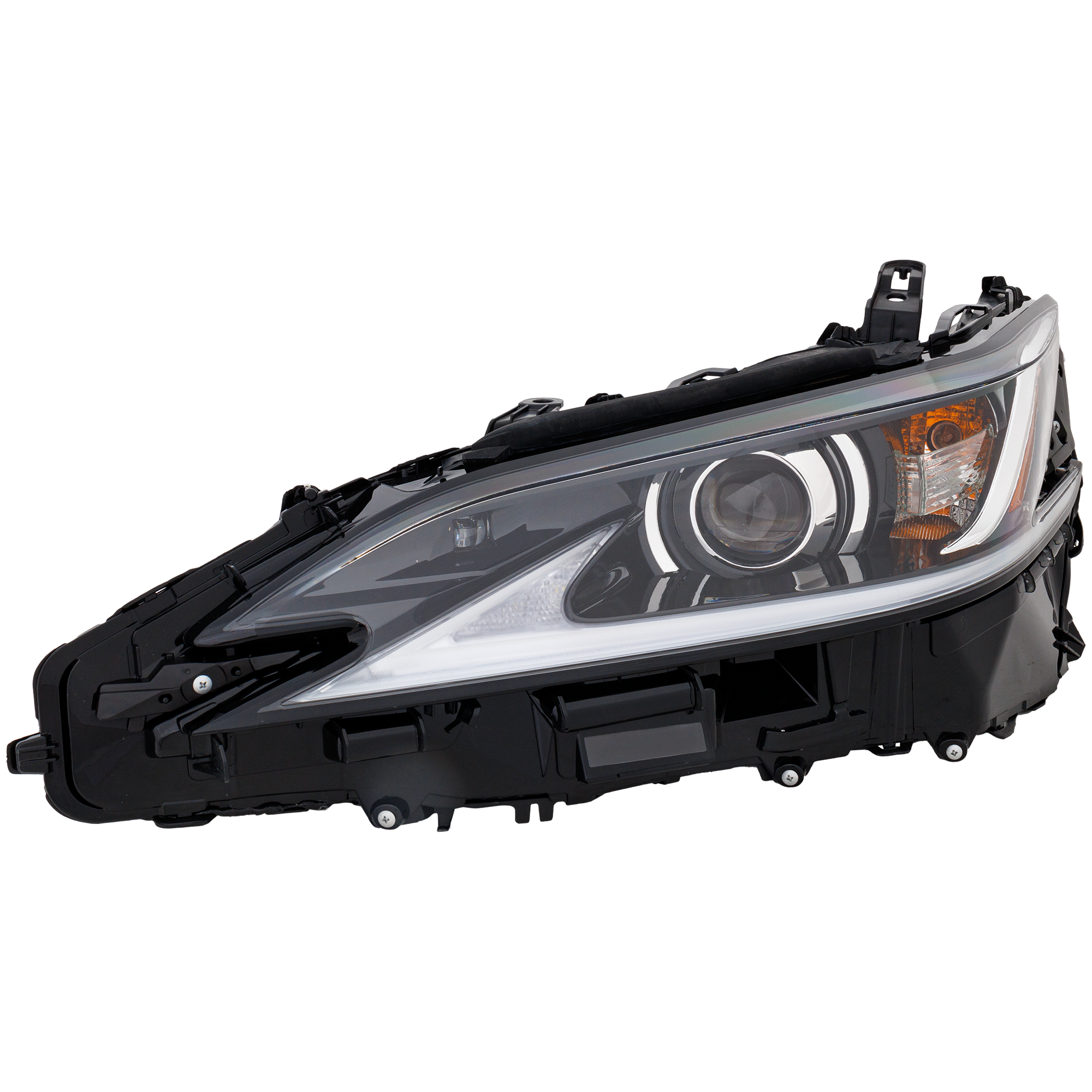 AM ES300H ES350-19-21 HEAD LAMP LH Assembly w o LED Signal Light North America Built Vehicle SKU RL10010056 Partslink LX2502183 OEM 8115006C91