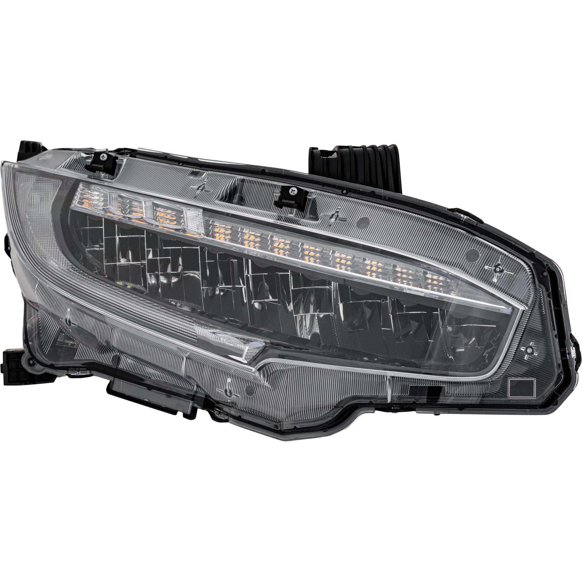 AM CIVIC 20-21 HEAD LAMP RH Assembly LED Sedan Hatchback 20-21 Coupe 20-20 Touring Model North America Built Vehicle SKU RL10010081A Partslink HO2503199 OEM 33100TBAA23