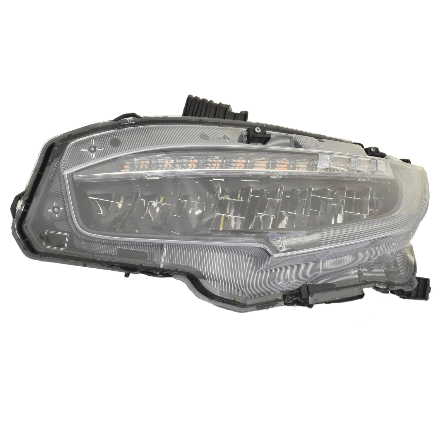 AM CIVIC 20-21 HEAD LAMP LH Assembly LED Sedan Hatchback 20-21 Coupe 20-20 Touring Model North America Built Vehicle CAPA SKU RL10010082AQ Partslink HO2502199C OEM 33150TBAA23