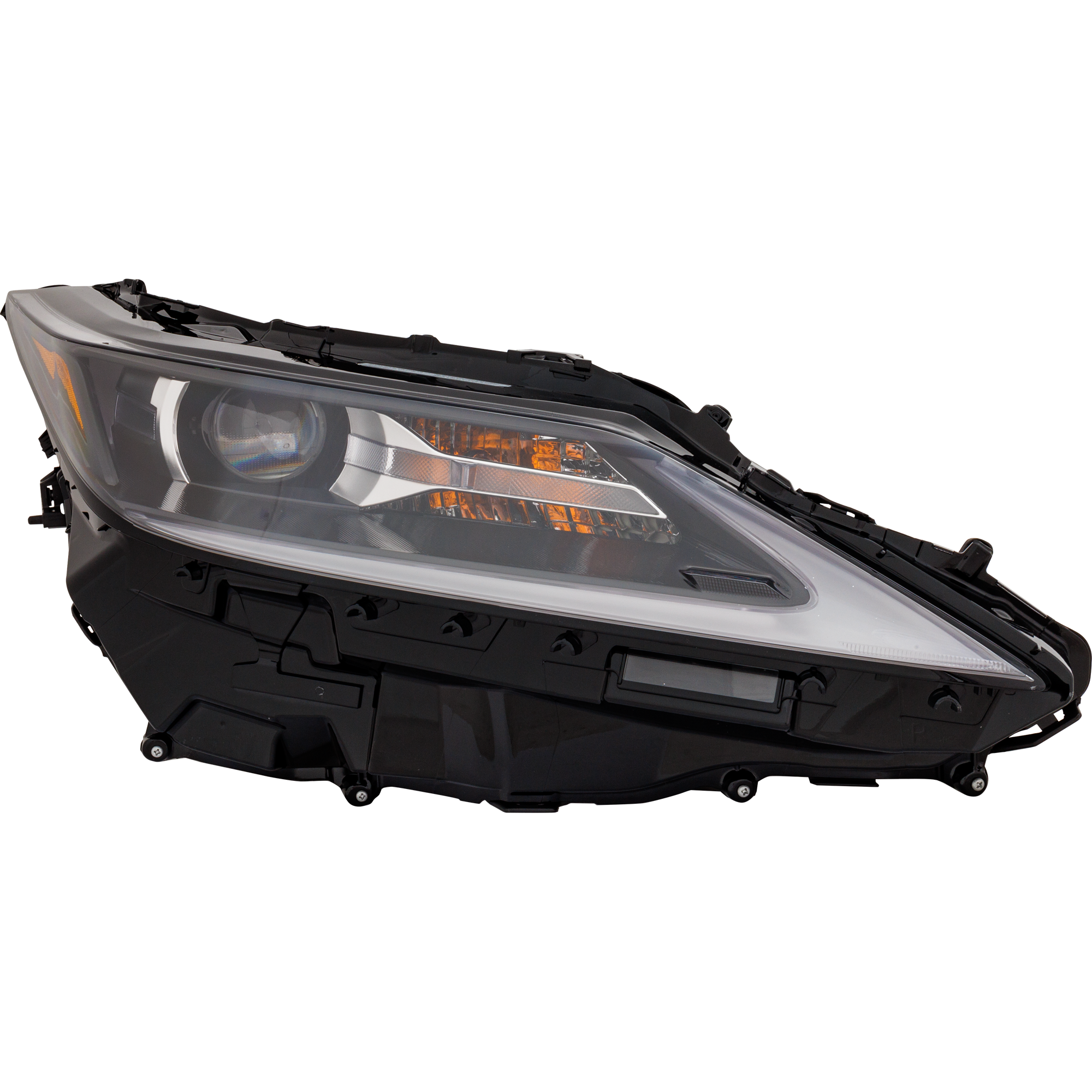 AM RX350 RX350L 20-22 RX450H 20-22 HEAD LAMP RH Assembly LED Single Beam w o Headlight Washers RX350 RX350L Canada Built Vehicle SKU RL10010091A Partslink LX2503187 OEM 811100E570