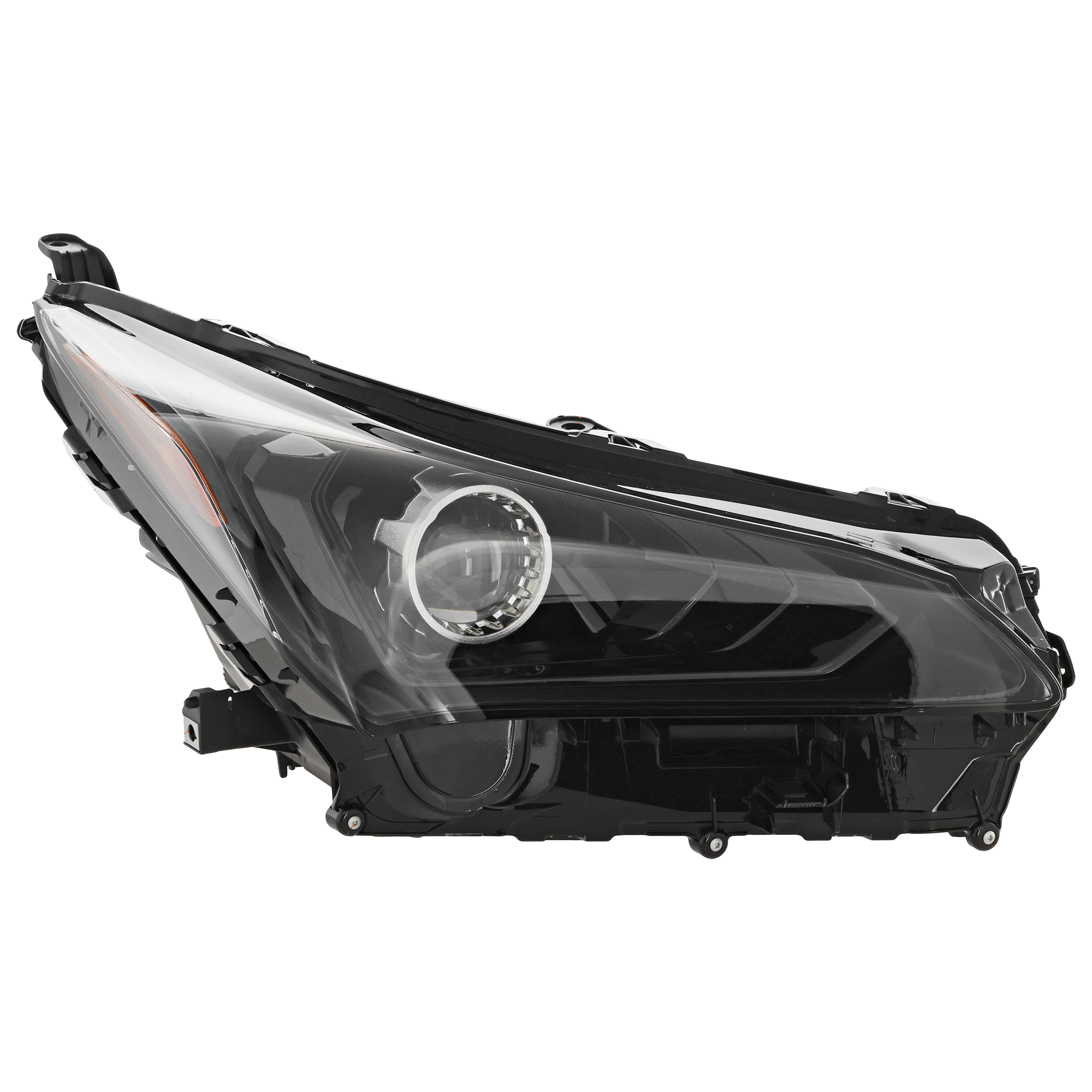 AM NX300 NX300H 18-21 HEAD LAMP RH Lens and Housing LED Single Beam w o F Sport Package CAPA SKU RL10010103UQ OEM 8114078190 PFM