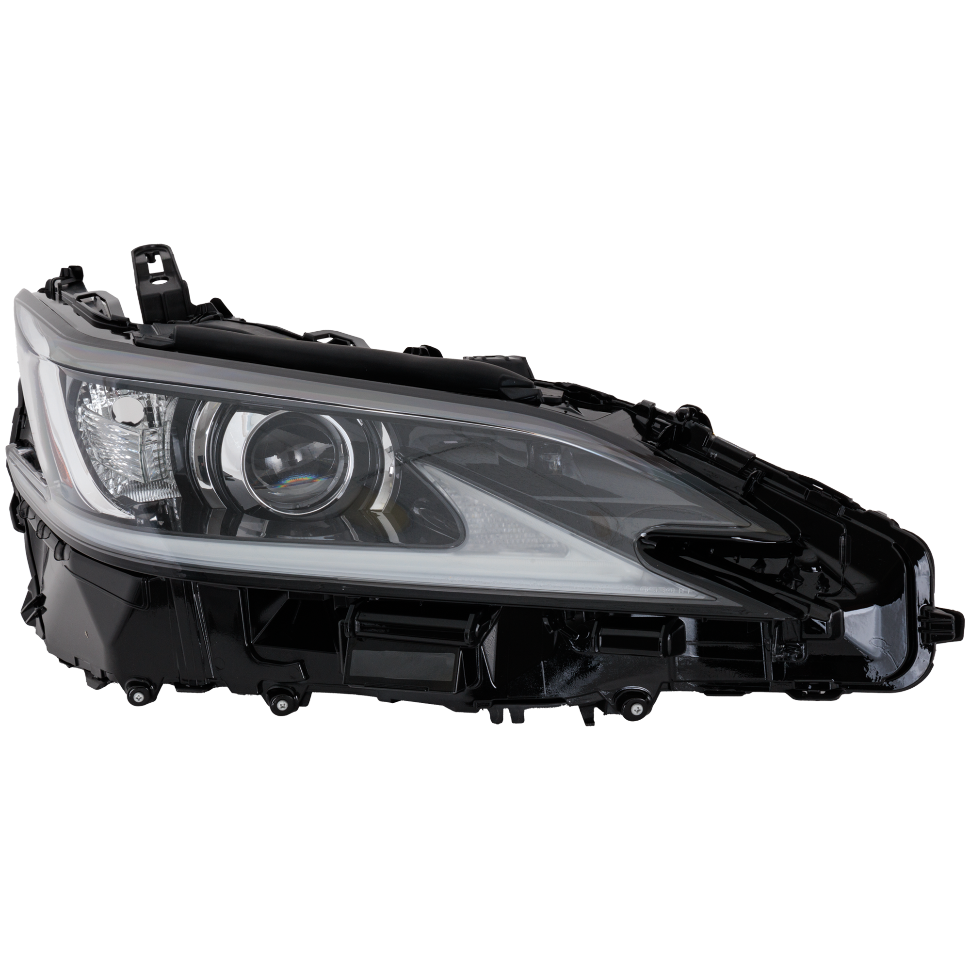 AM E250 S350-300H 19-21 HEAD LAMP RH Lens and Housing w o LED Signal Light Japan Built Vehicle CAPA SKU RL10010107UQ OEM 8114533F31 PFM