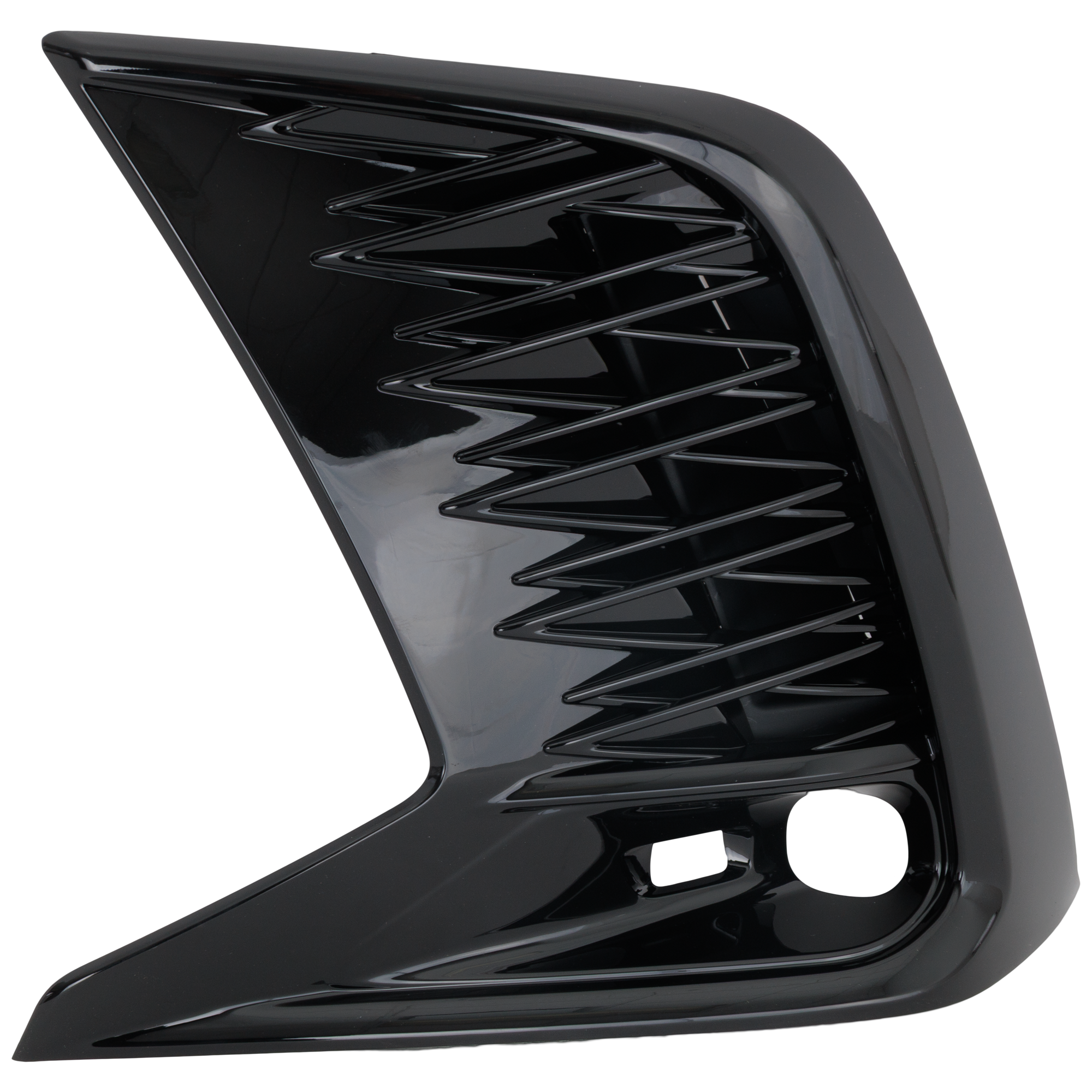 AM NX350-22-25 FOG LAMP MOLDING LH Side Cover Black w F Sport Package NX350 Japan North America Built Vehicle SKU RL10810018 Partslink LX1038153 OEM 53128F6030