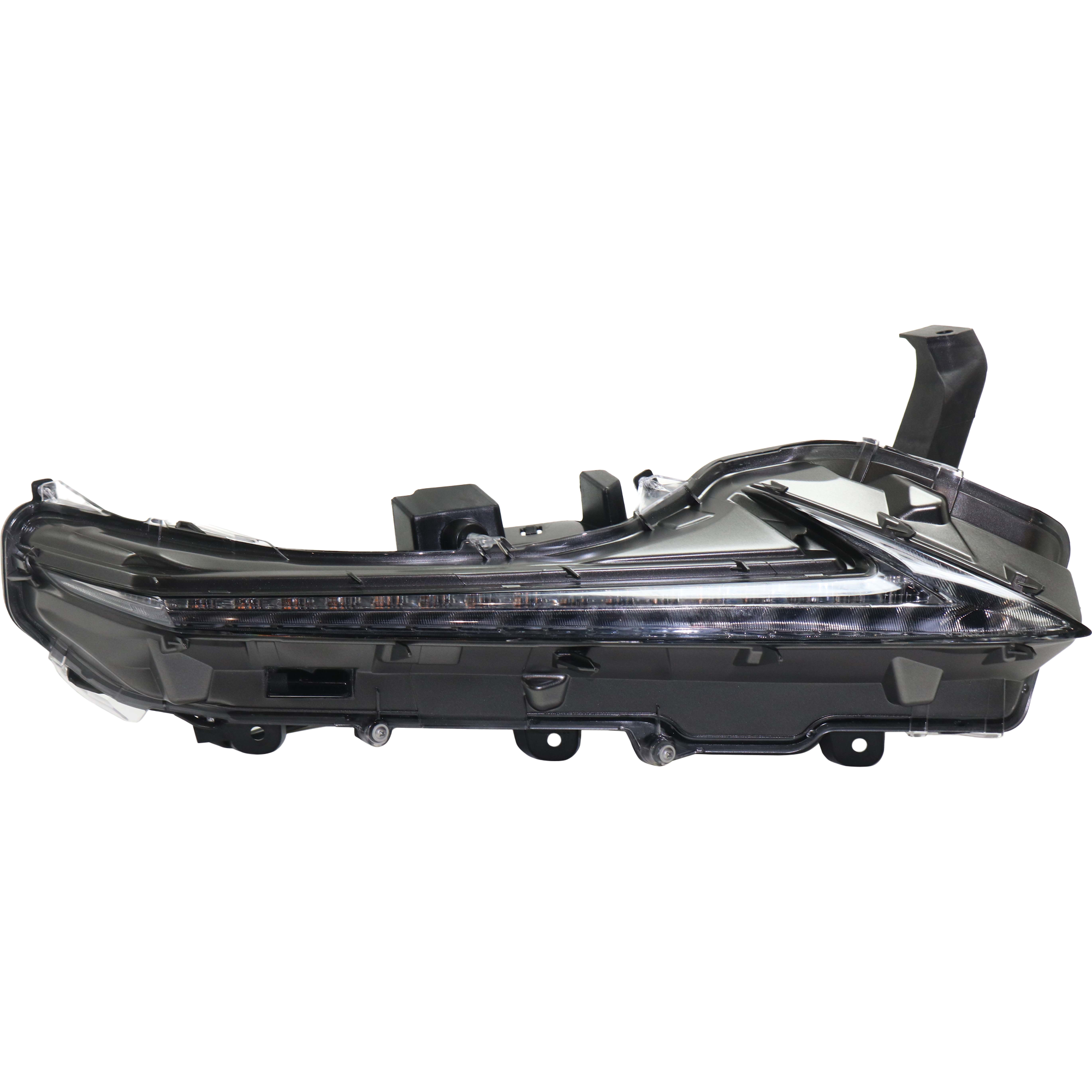 AM NX200T 15-17 NX300 NX300H 15-21 DRIVING LAMP RH Assembly w Daytime Running Light Triple Beam CAPA SKU RL11150001Q Partslink LX2563102C OEM 8161078050