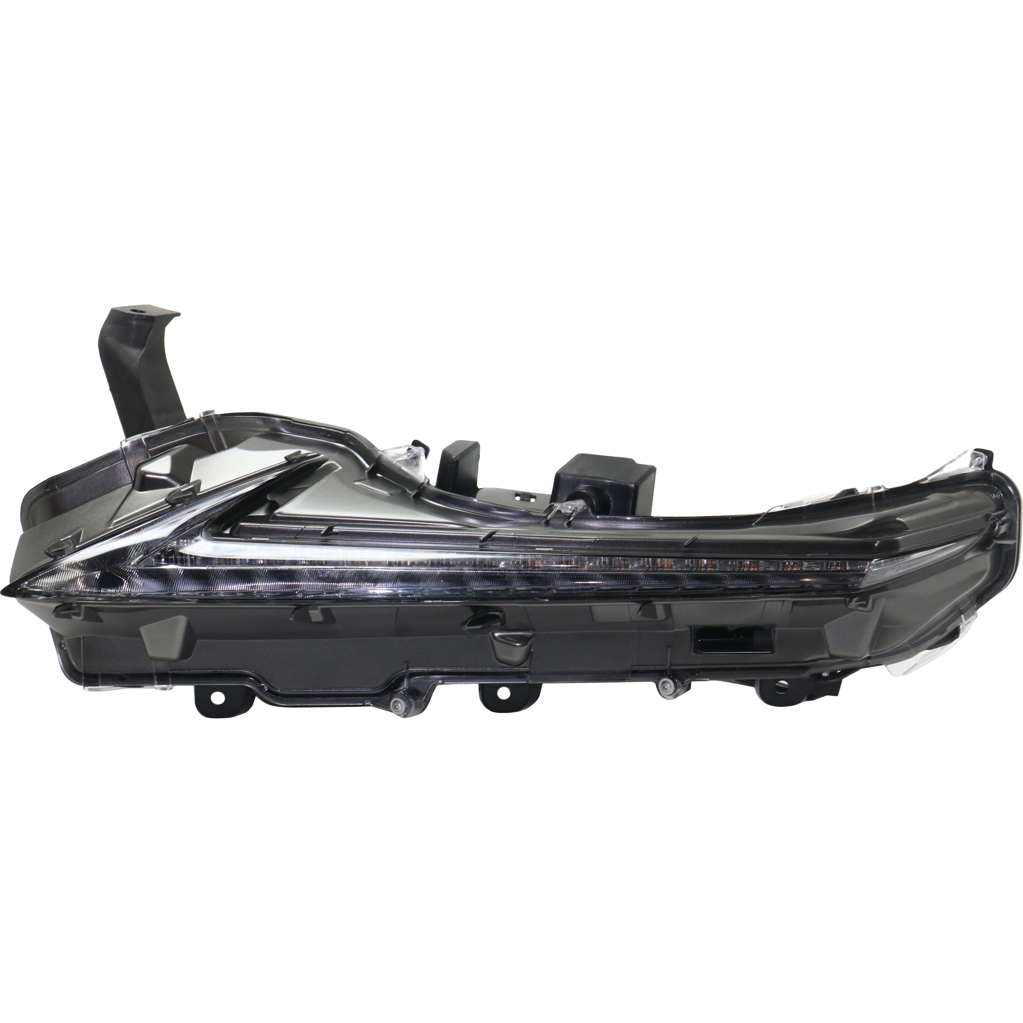 AM NX200T 15-17 NX300 NX300H 15-21 DRIVING LAMP LH Assembly w Daytime Running Light Triple Beam CAPA SKU RL11150002Q Partslink LX2562102C OEM 8162078050