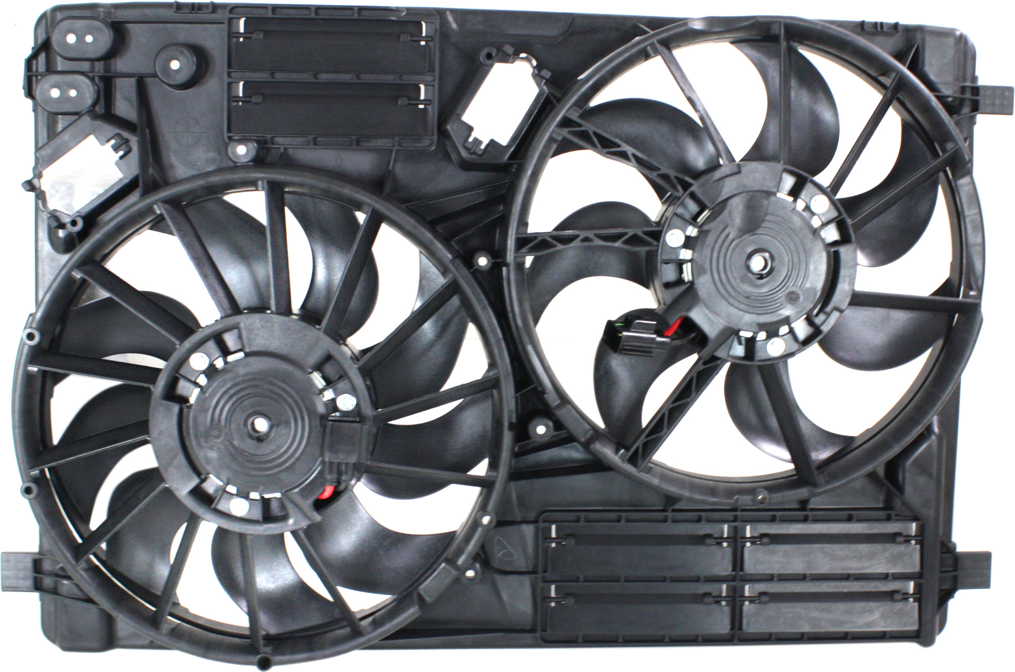 AM ESCAPE 17-19 MKC 15-19 RADIATOR FAN ASSEMBLY 1.5L 2.0L w STD Cooling w o Tow Pckg. w o resistors SKU RL16090002 Partslink FO3115214 FO3115216 OEM EJ7Z8C607A EJ7Z8C607E EJ7Z8C60