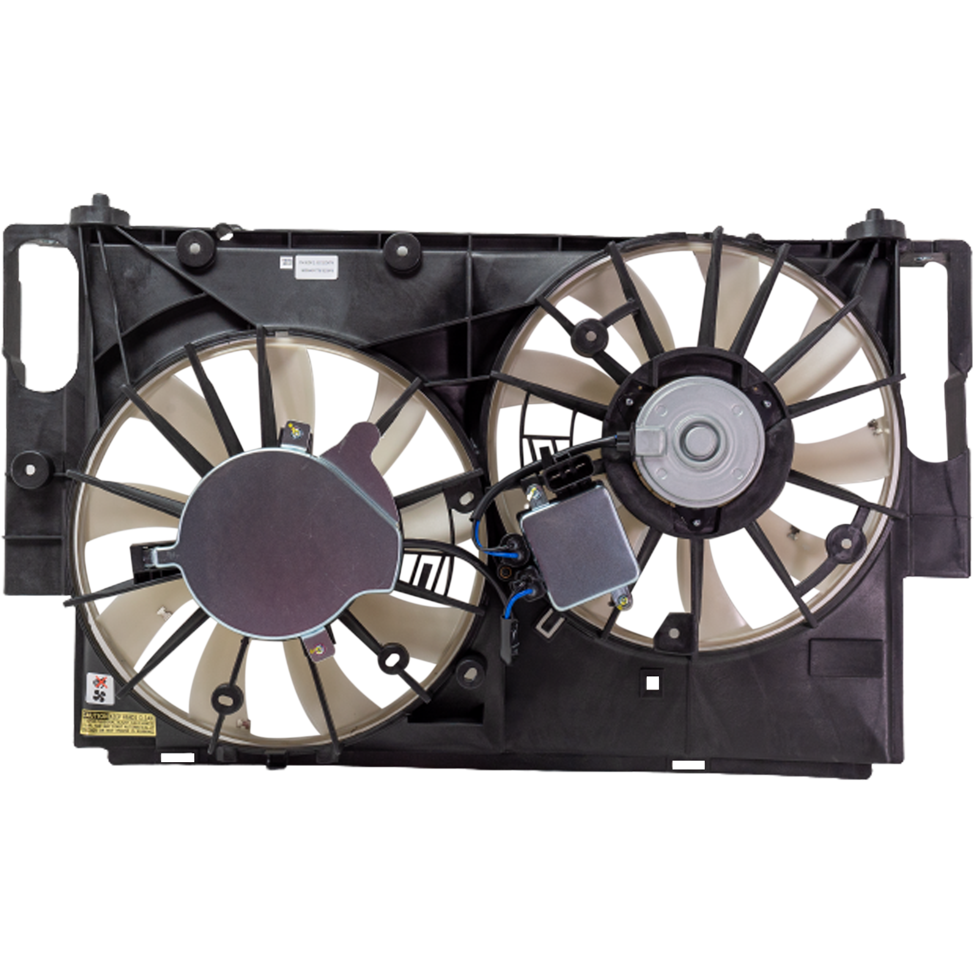 AM NX300H 15-21 RAV4 HYBRID 16-18 RADIATOR FAN ASSEMBLY Dual Fan 2.5L w Control module SKU RL16090008 Partslink LX3115133 OEM 1671136180