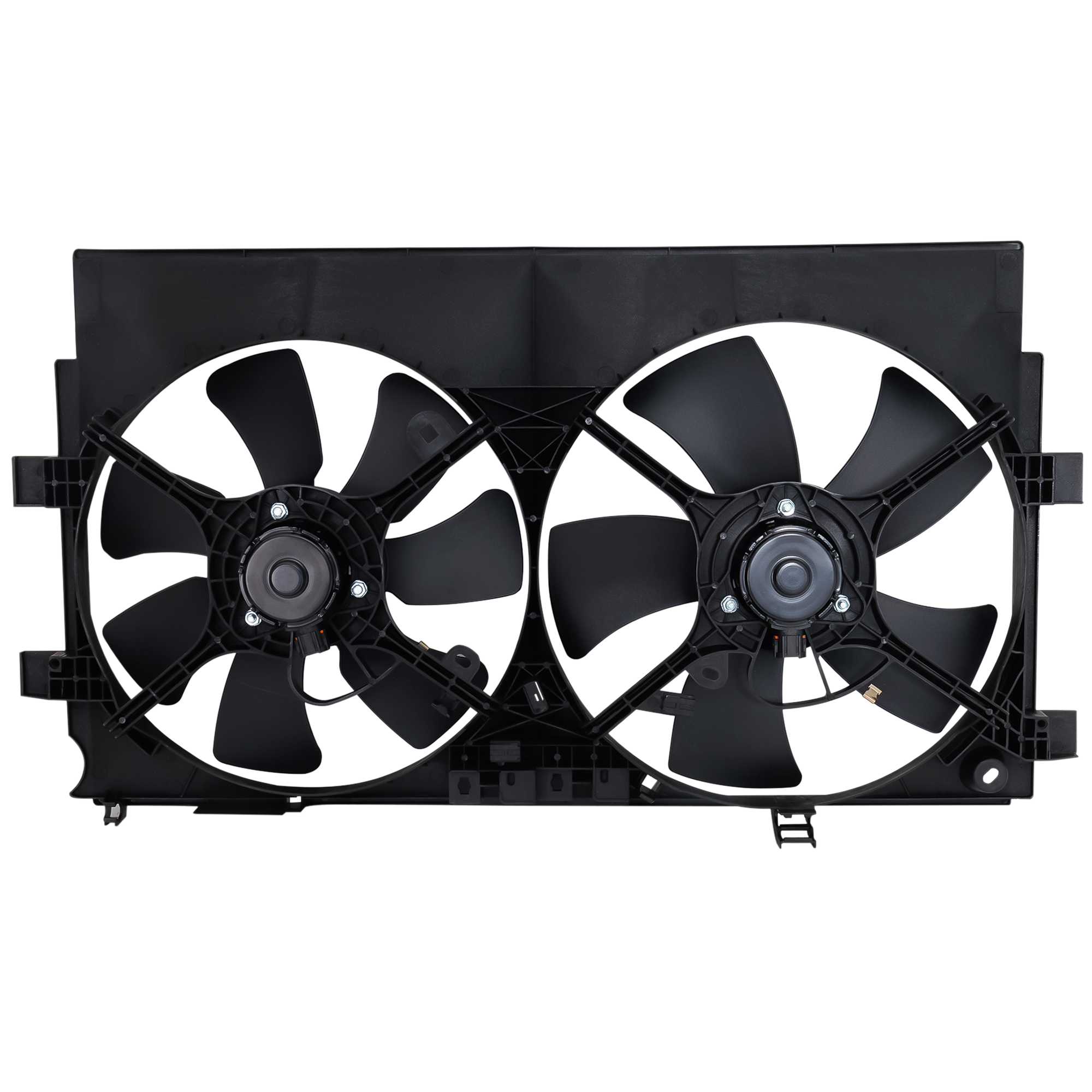 AM OUTLANDER 08-13 RADIATOR FAN ASSEMBLY Dual Fan 2.4L Eng SKU RL16090009 Partslink MI3115142 OEM 1355A140 MR993933 MR312898 MR3