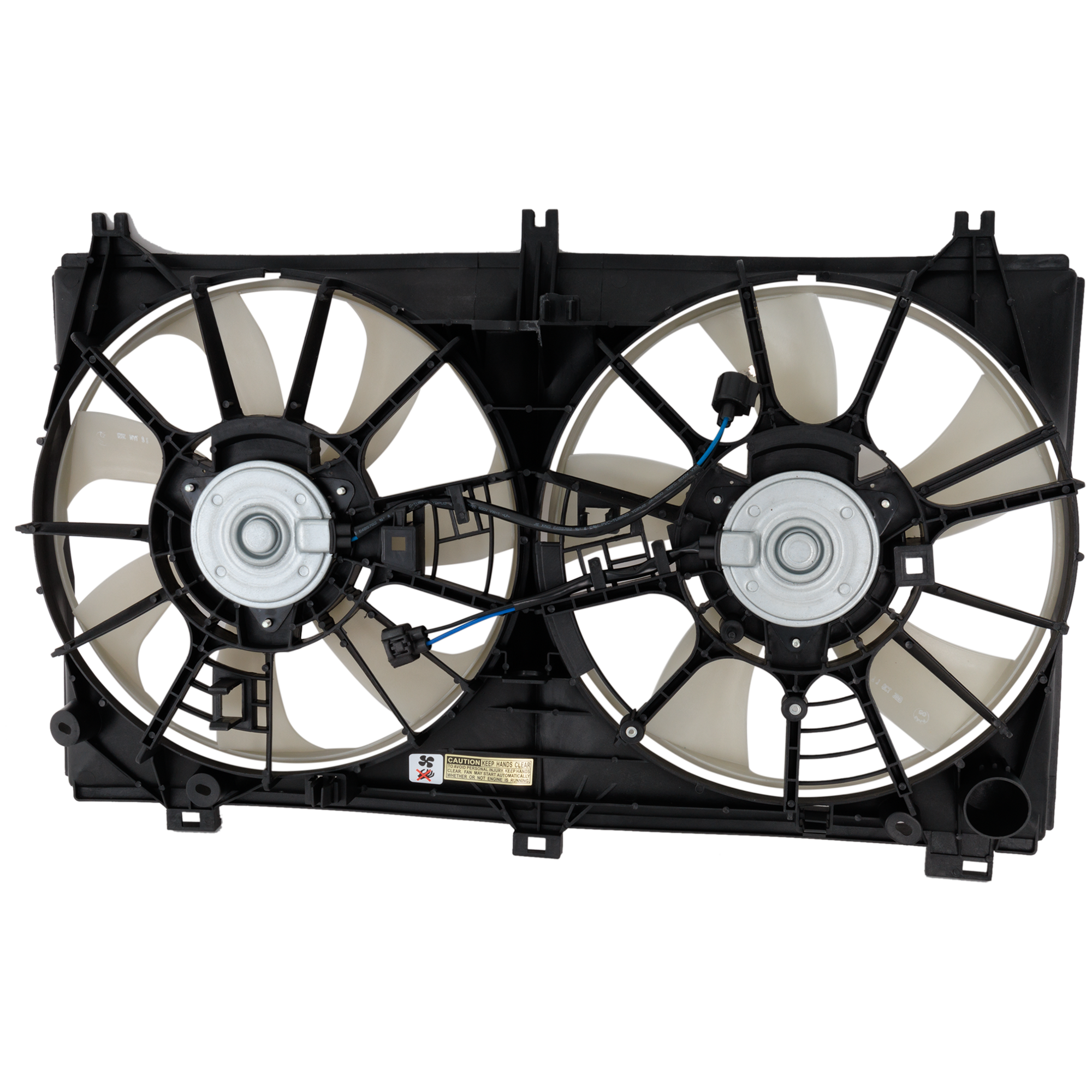 AM IS300-16-23 IS350-14-23 RADIATOR FAN ASSEMBLY Dual 3.5L Eng. Excludes C Models SKU RL16090011 Partslink LX3115132 OEM 1671131610 PFM 1636331400 PFM