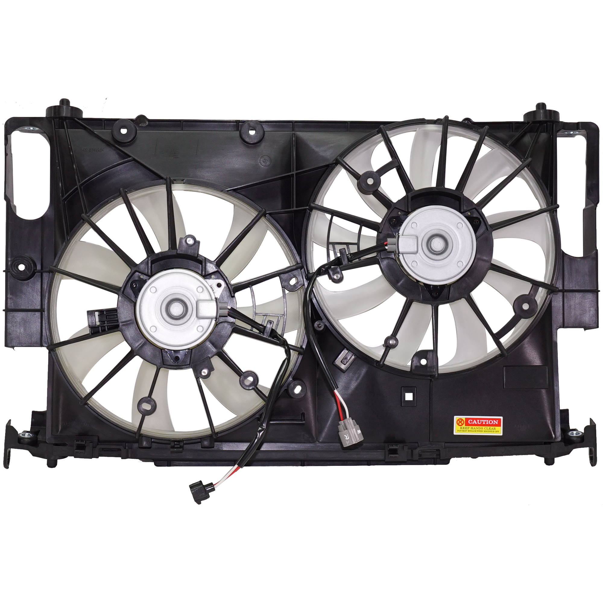 AM NX300H 15-21 RAV4-16-18 RADIATOR AND A C CONDENSER FAN ASSEMBLY w o Control module SKU RL16100003 Partslink TO3115211 OEM 1671136180