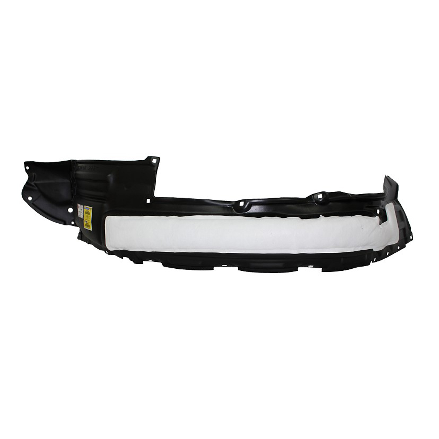 AM GX460-14-23 FRONT FENDER LINER LH w Extension Sheet CAPA SKU RL22210004Q Partslink LX1248123C OEM 5380660071-5380660070