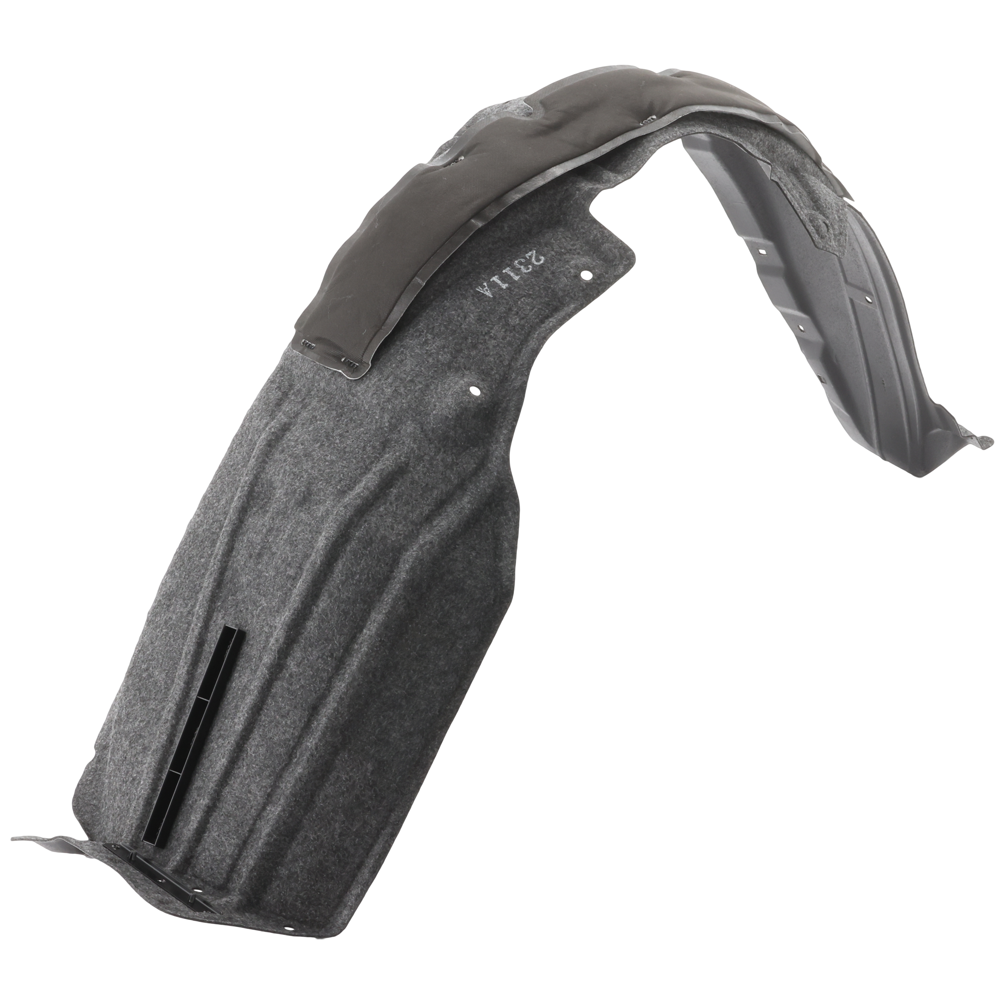 AM NX200T NX300H 15-17 FRONT FENDER LINER RH Rear Section Plastic Thermo Form w Extension Sheet SKU RL22210007 Partslink LX1249134 OEM 5387578010