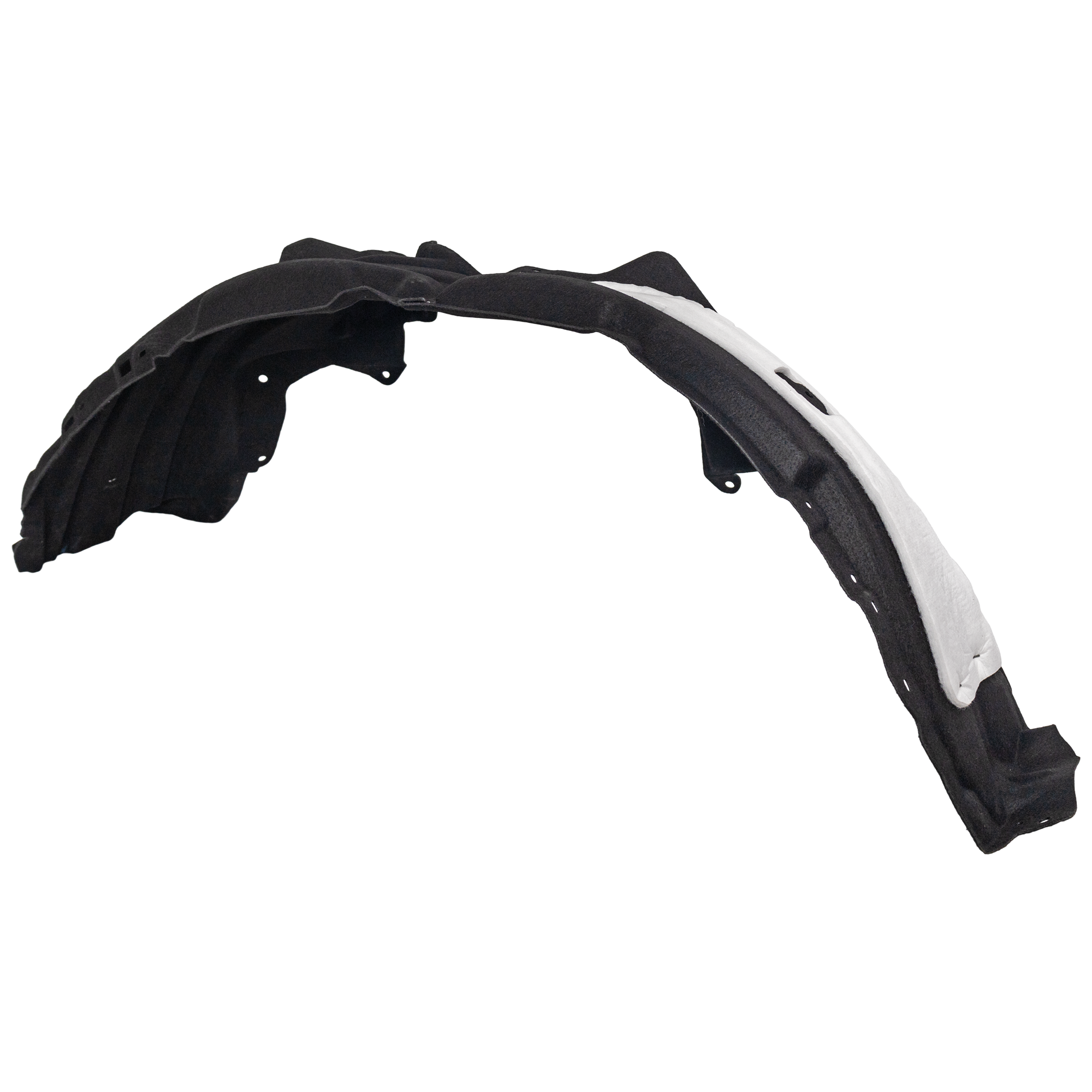 AM NX250 NX350-22-24 FRONT FENDER LINER LH Thermo Form w Insulation foam and Extension Sheet SKU RL22210046 Partslink LX1248149 OEM 53876F6010