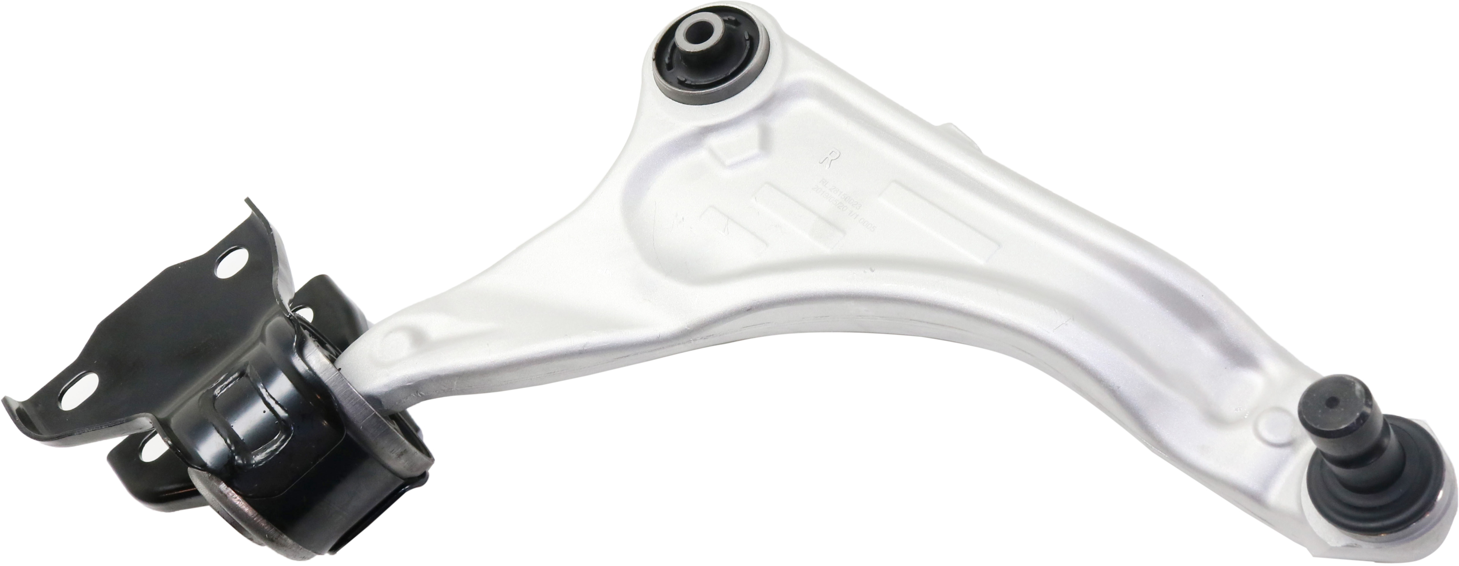 AM RANGE ROVER EVOQUE 12-17 FRONT CONTROL ARM RH Lower w Ball Joint and Bushing SKU RL28150023 OEM LR045803 LR078656