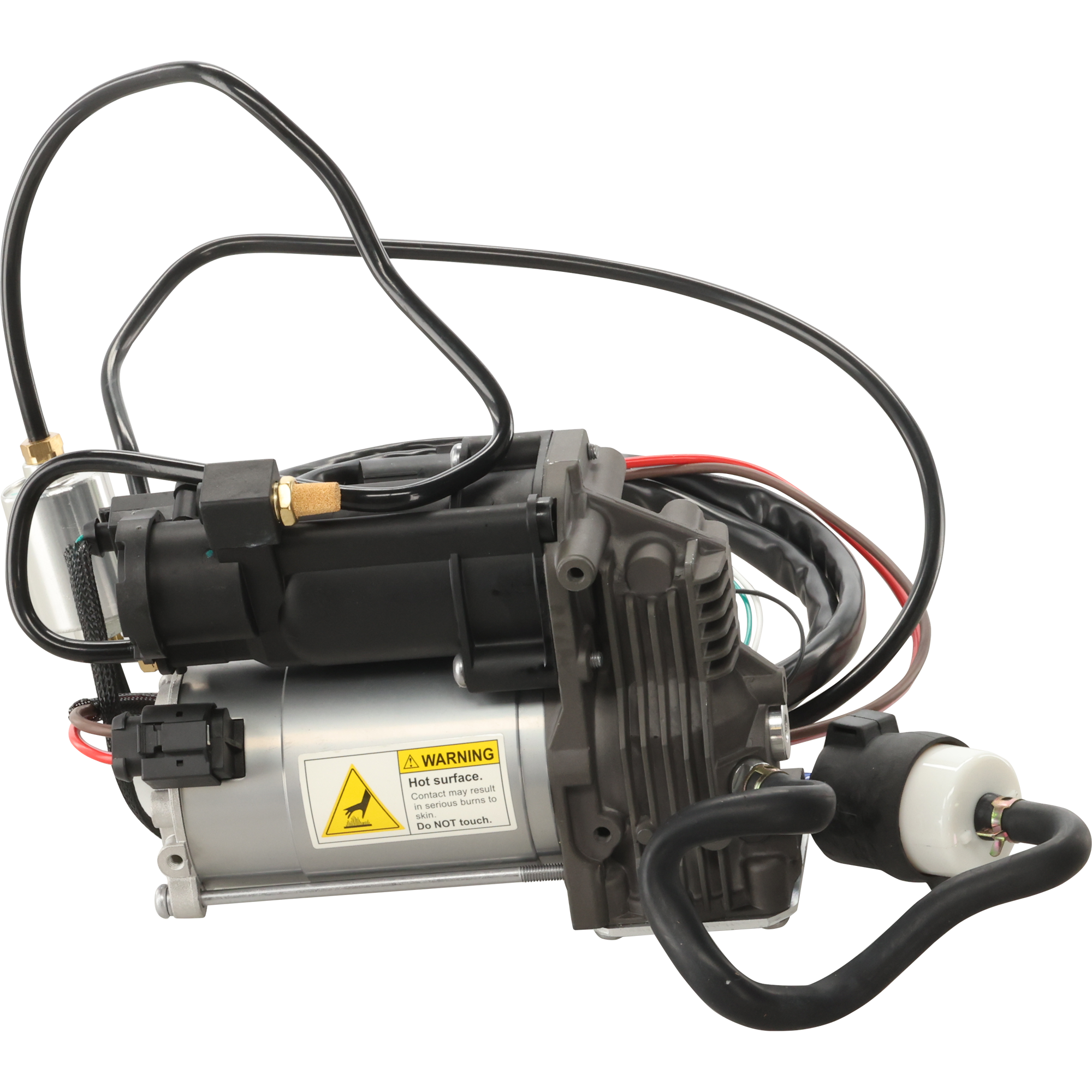 AM RANGE ROVER 13-16 RANGE ROVER SPORT 14-16 AIR SUSPENSION COMPRESSOR w Bracket and Relay GAS SKU RL28260005 OEM LR069691 LR047172