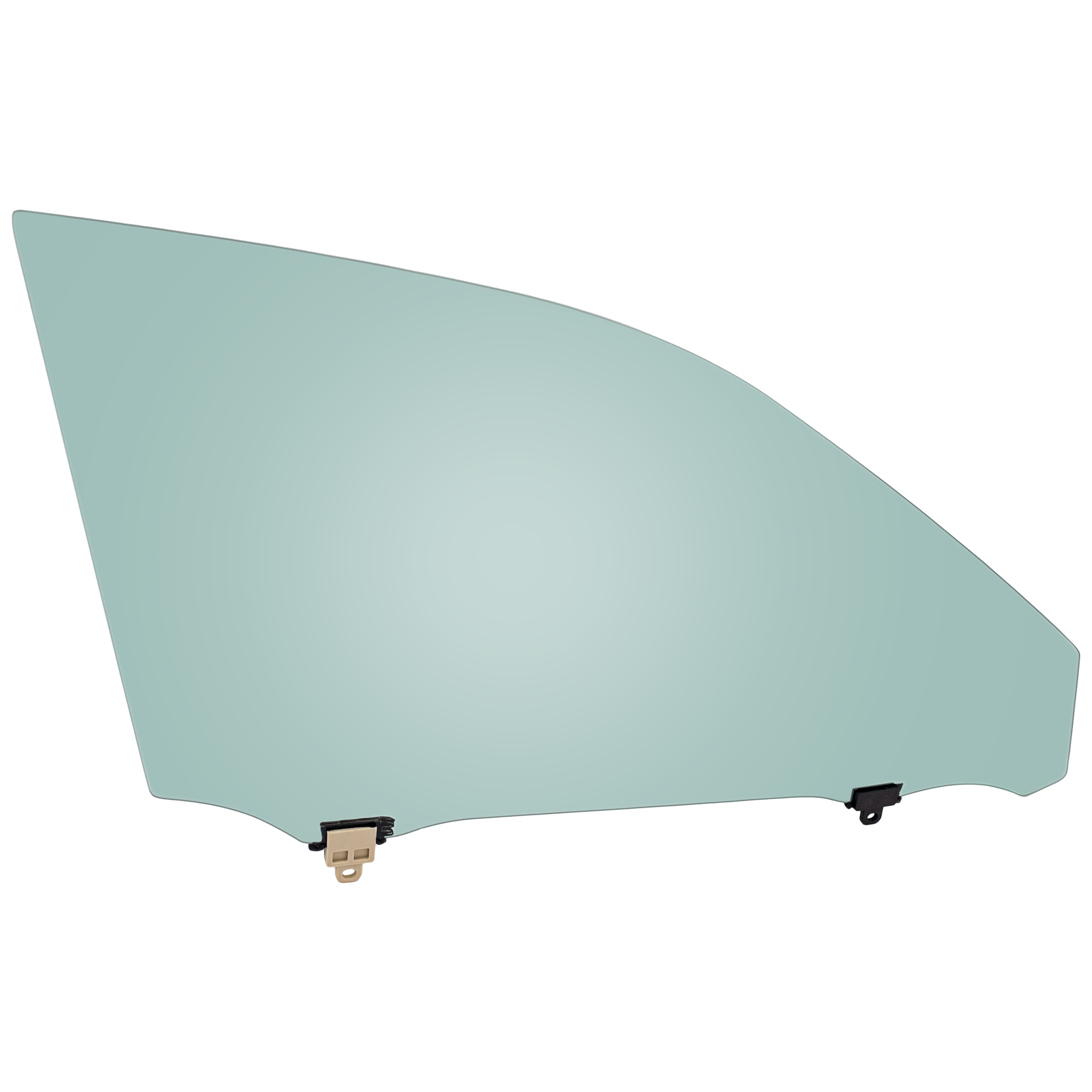AM ES350-07-12 FRONT DOOR GLASS RH Green Tint w Solar Clip SKU RL48010015 OEM 6810133152