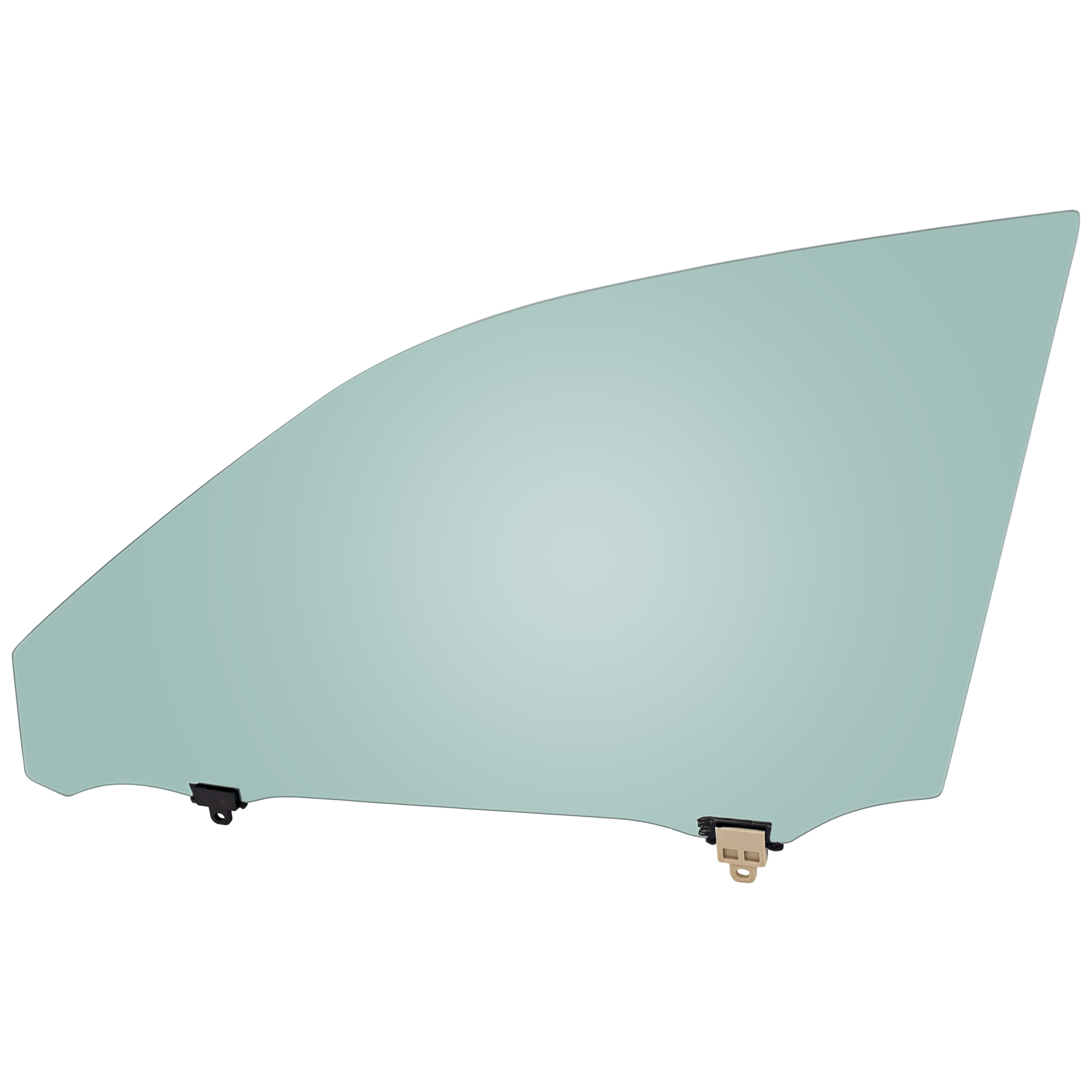 AM ES350-07-12 FRONT DOOR GLASS LH Green Tint w Solar Clip SKU RL48010016 OEM 6810233152
