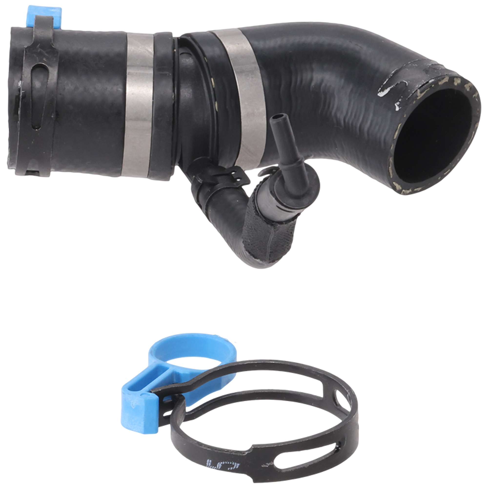 AM RANGE ROVER 10-13 XK 10-15 RADIATOR HOSE 8 Cyl 5.0L Eng. w o Supercharger Thermostat To Engine SKU RL50150005 OEM C2Z28467 LR049989