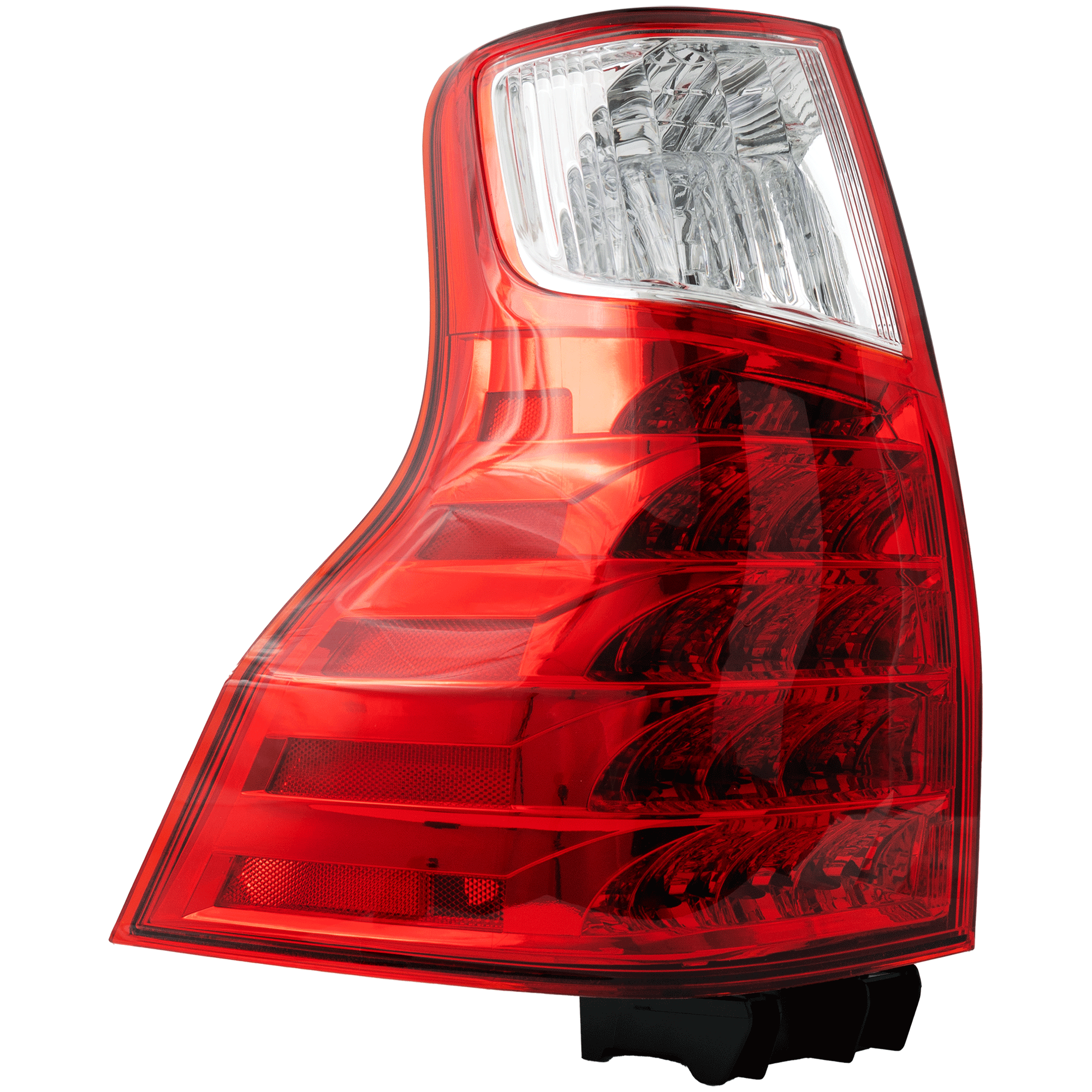 AM GX460-10-13 TAIL LAMP LH Lens and Housing Halogen w o Black Insert CAPA SKU RL73010056UQ Partslink LX2818115C OEM 8156160841