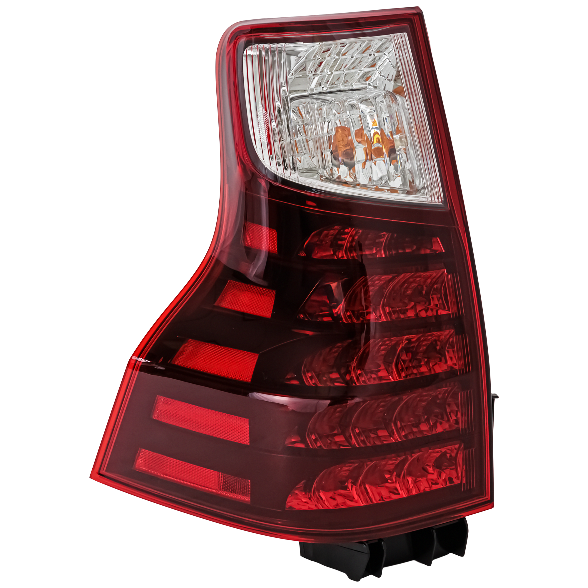 AM GX460-17-23 TAIL LAMP LH Assembly LED w o Signal Bulb w Black Insert and Sport Design Package SKU RL73010064A Partslink LX2800128 OEM 81560WY030