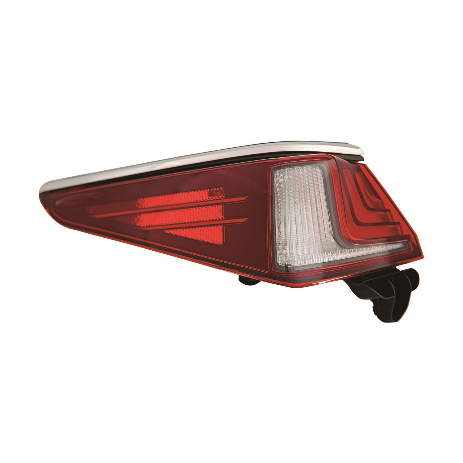 AM ES250-21-21 ES300H ES350-19-21 TAIL LAMP LH Outer Assembly LED North America Built Vehicle w o F Sport Package CAPA SKU RL73010066AQ Partslink LX2804140C OEM 8156006611