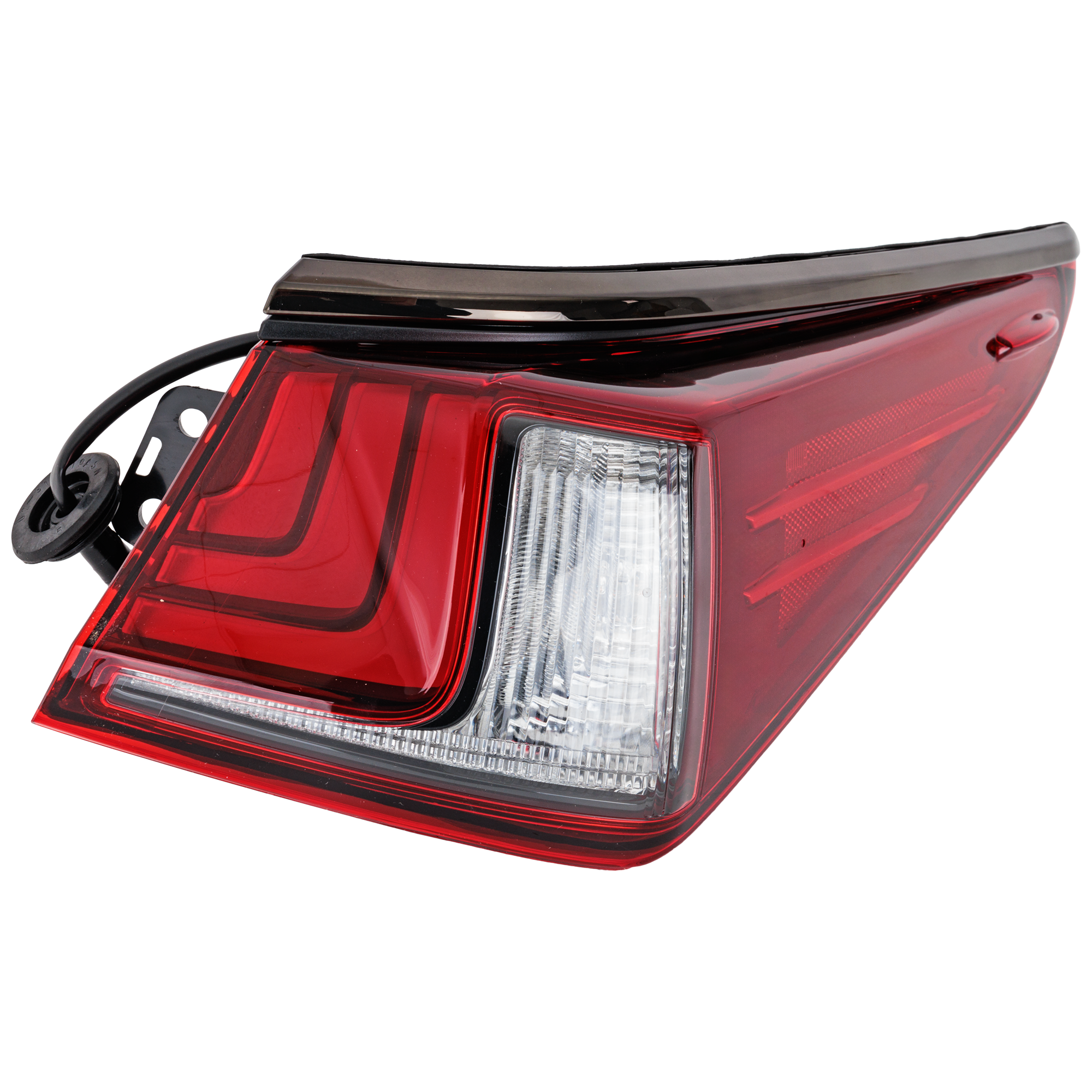 AM ES250-21-21 ES350-19-21 TAIL LAMP RH Outer Assembly LED Japan Built Vehicle w F Sport Package CAPA SKU RL73010067AQ Partslink LX2805142C OEM 8155133801