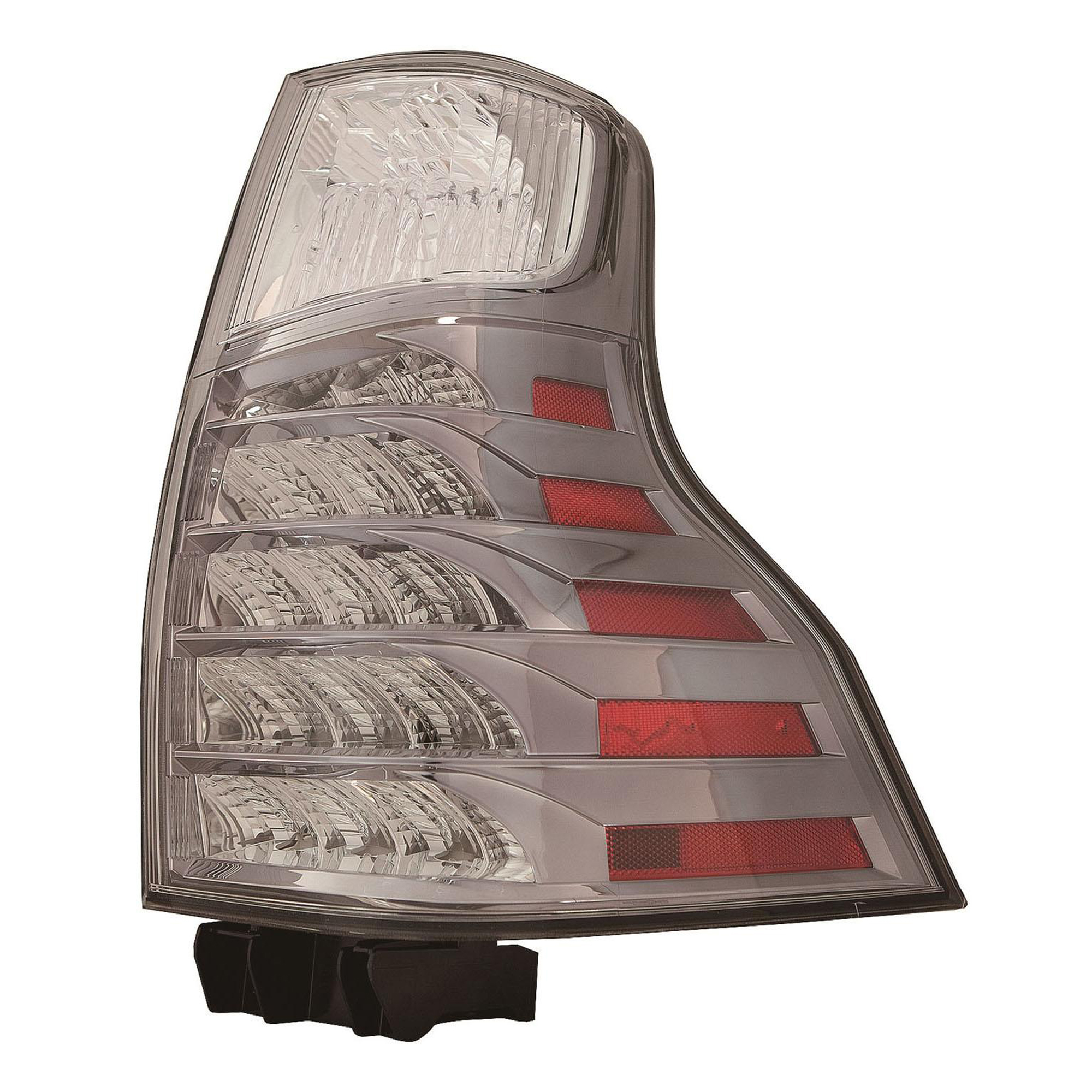 AM GX460-14-23 TAIL LAMP RH Lens and Housing Halogen LED w o Black Insert CAPA SKU RL73010067UQ Partslink LX2819116C OEM 8155160B31