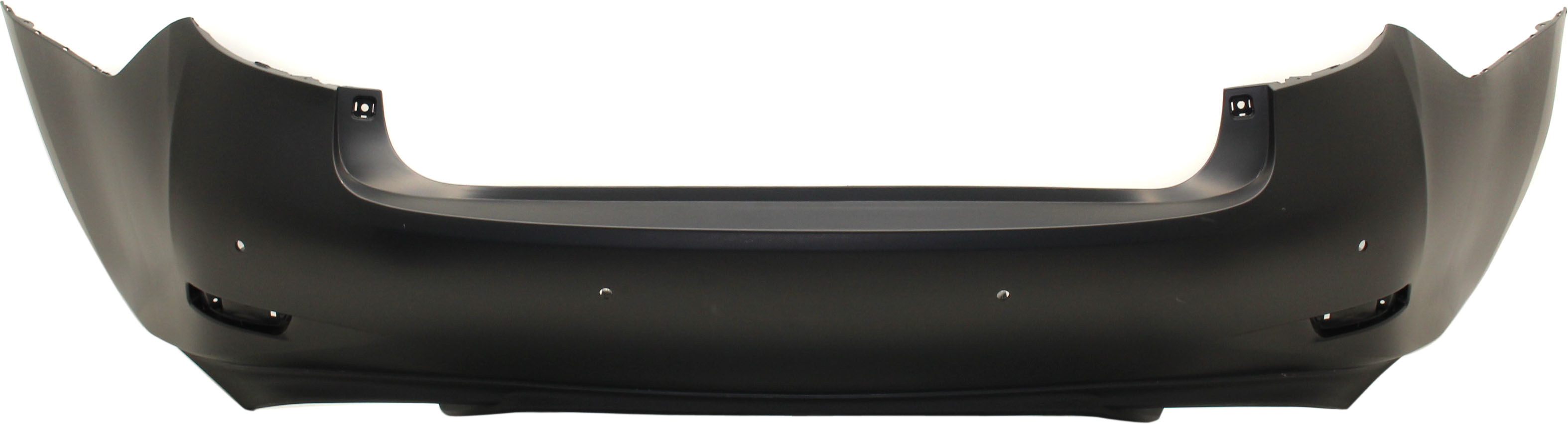 AM ES350-16-18 REAR BUMPER COVER Primed Japan Built w Parking Aid Sensor Holes CAPA SKU RL76010007PQ Partslink LX1100189C OEM 5215933950