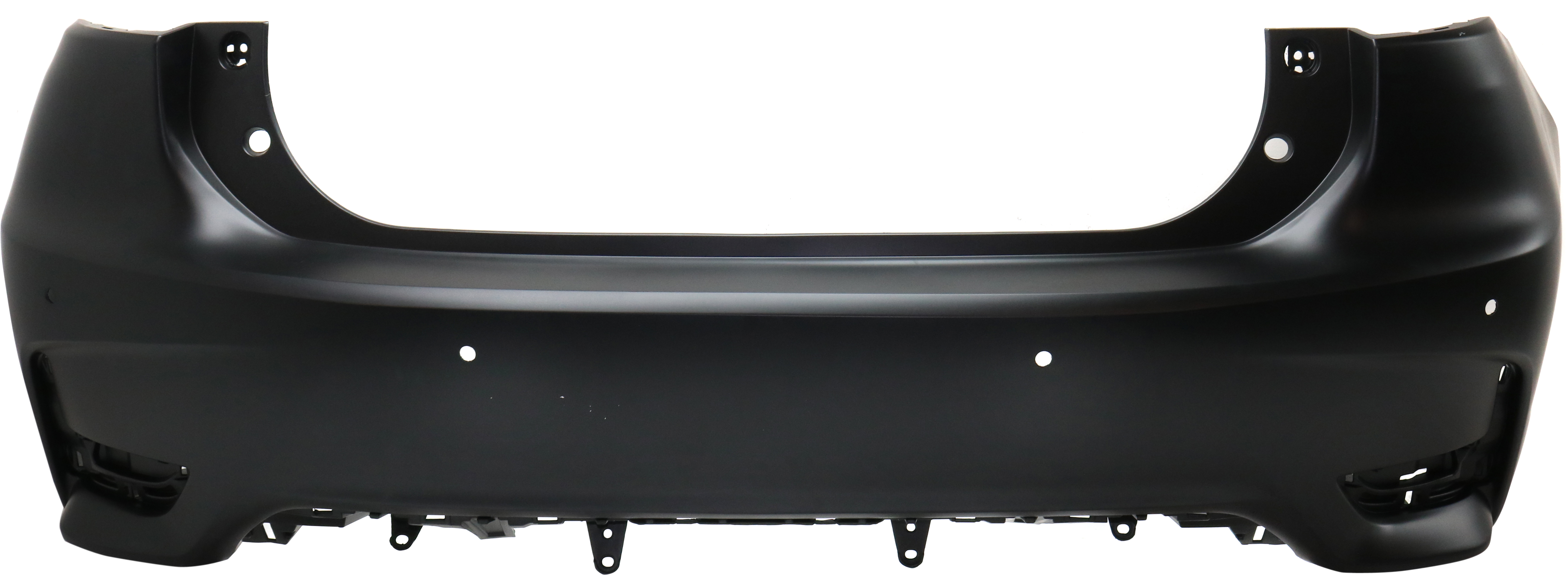 AM CT200H 14-15 REAR BUMPER COVER Primed w Parking Aid Sensor Holes CAPA SKU RL76010012PQ Partslink LX1100174C OEM 5215976910