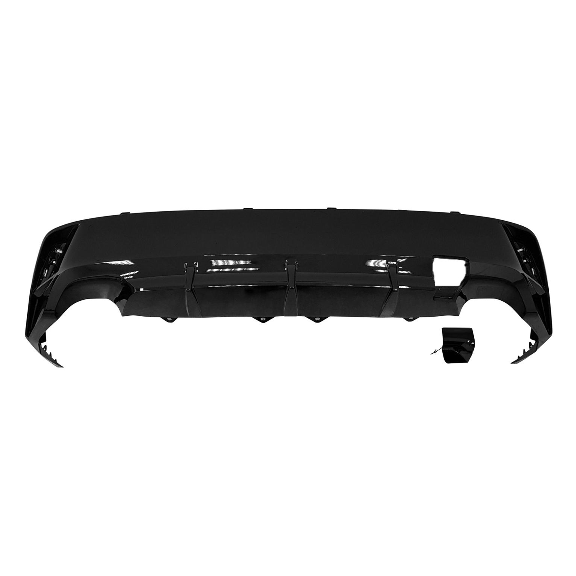 AM IS300 IS350-21-25 REAR BUMPER COVER Lower Bright Black IS300 w F Sport Package SKU RL76010054 Partslink LX1115105 OEM 5210853090
