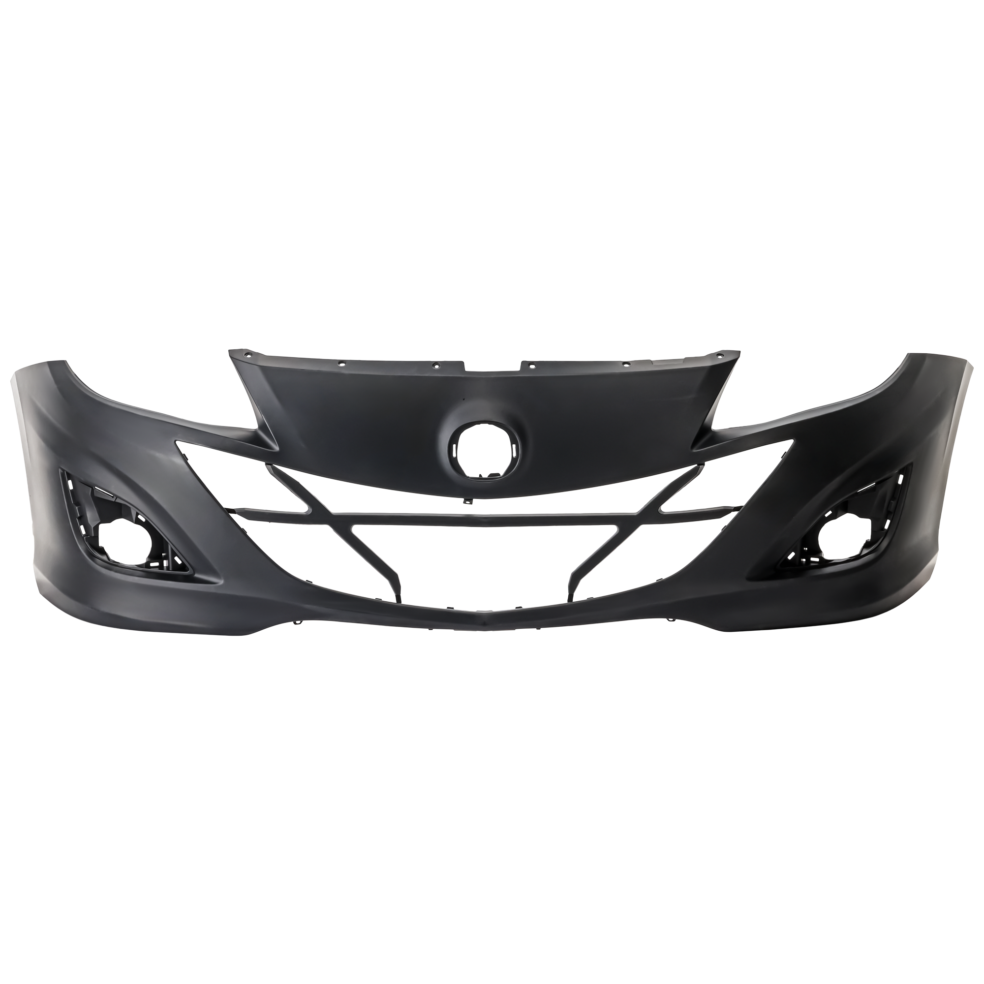 AM MAZDA 3-10-10-12-13 FRONT BUMPER COVER Primed 2.3L Eng CAPA SKU RM01030007PQ Partslink MA1000232C OEM BBN650031EBB
