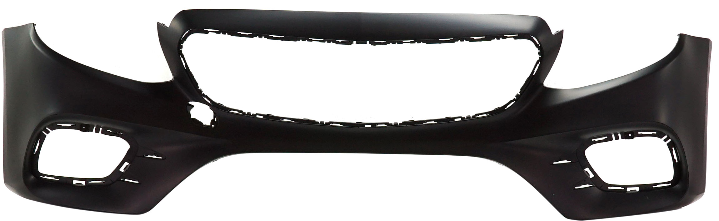 AM E CLASS 17-20 FRONT BUMPER COVER Primed w o Luxury Pkg w o Active Park Assist Sensor Holes Sedan Wagon SKU RM01030014P Partslink MB1000534 OEM 21388526009999