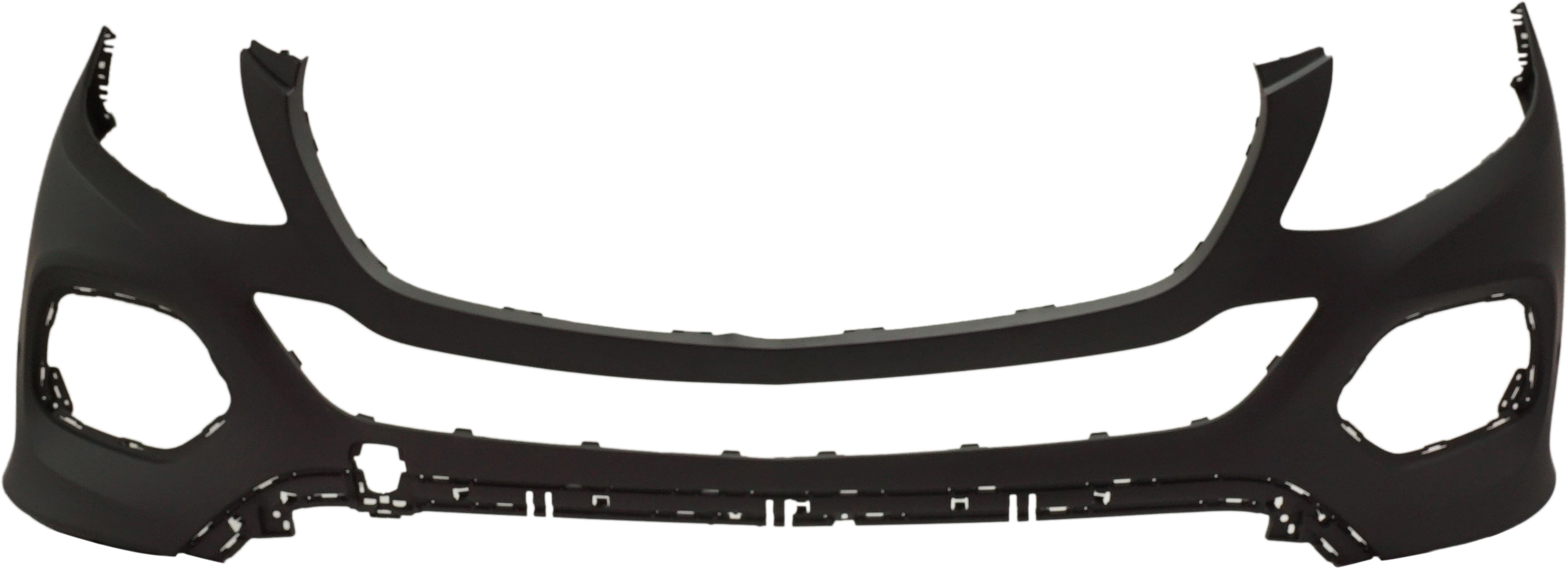AM GLE CLASS 16-19 FRONT BUMPER COVER Primed w o AMG Styling Pkg w Active Park Assist Sensor Holes SKU RM01030023P Partslink MB1000496 OEM 1668859225649999-1668859225999