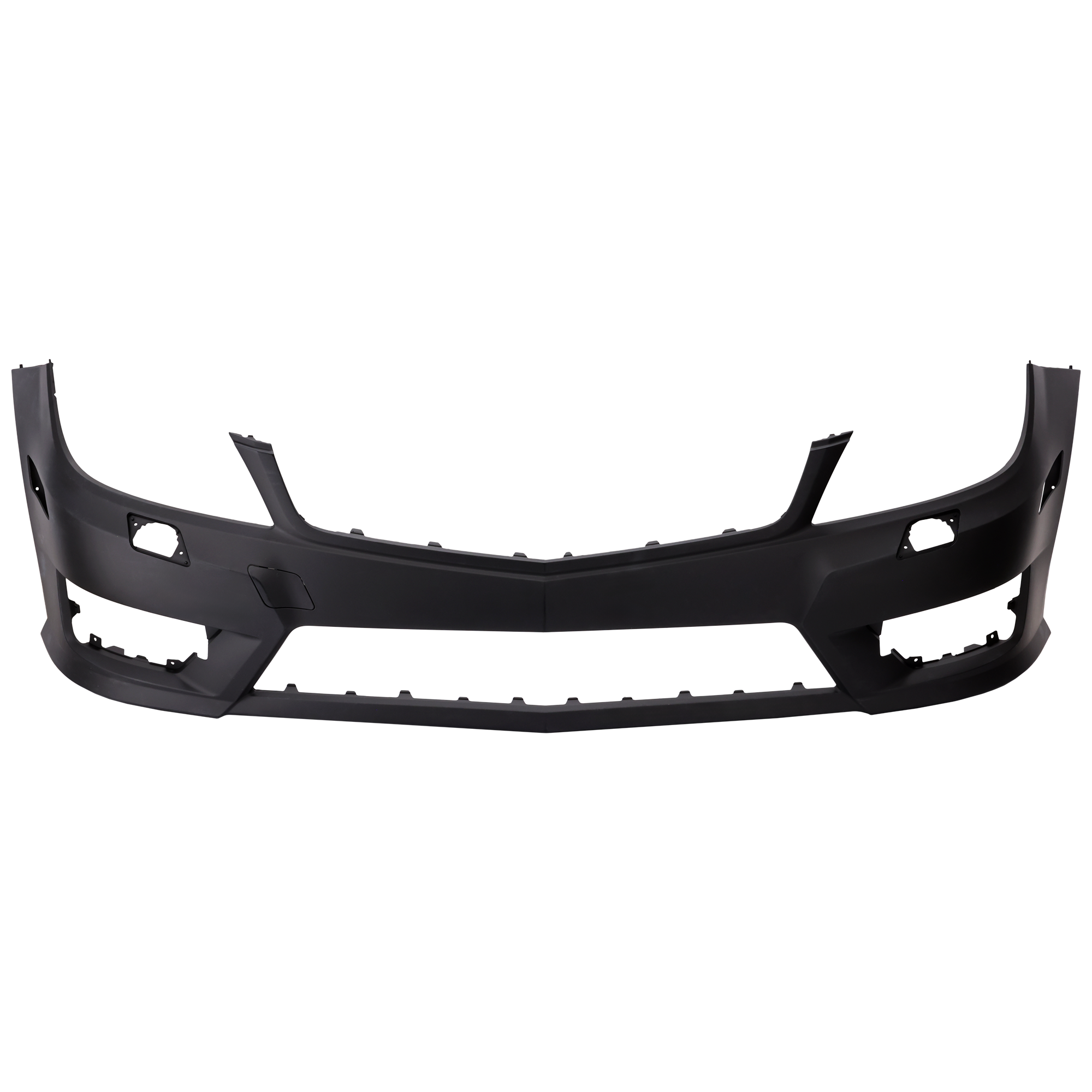 AM C CLASS 12-15 FRONT BUMPER COVER Primed Exc. C63 AMG Model Coupe 12-14 Sedan w AMG Styling Pkg w o Parktronic Holes w HLW and Side Marker Light Holes SKU RM01030027P OEM 20488082479999 PFM 20488082476