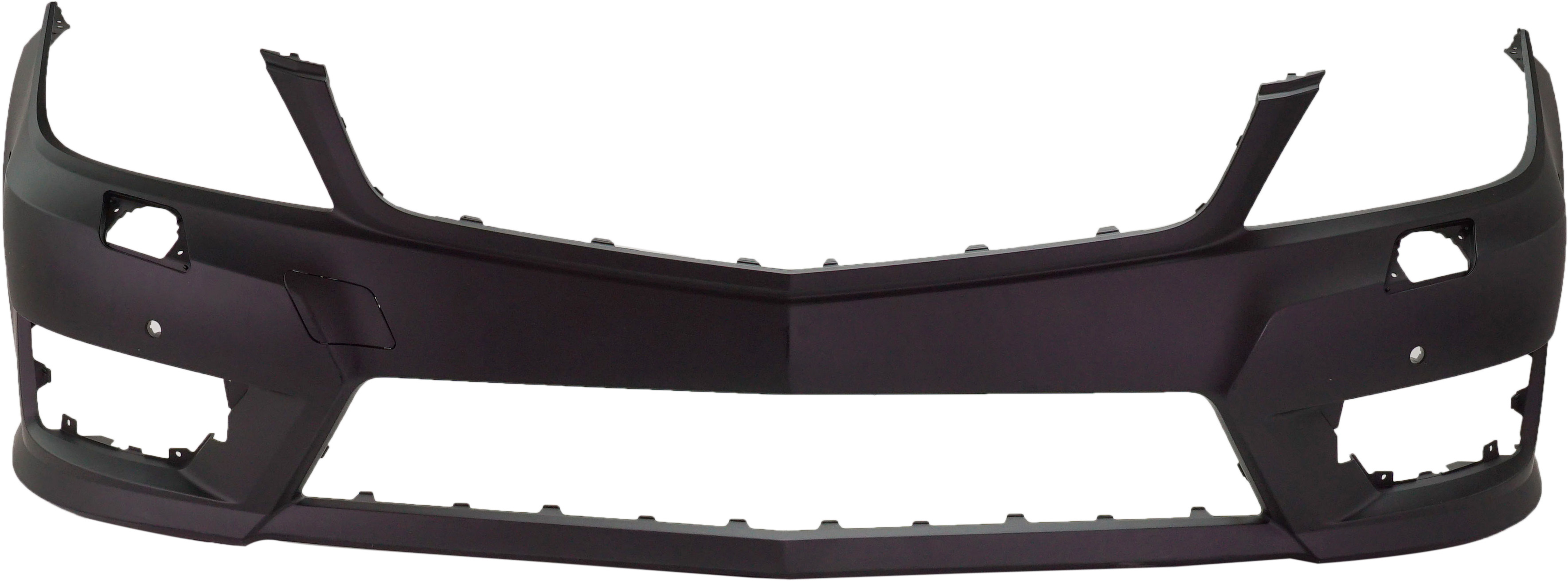 AM C CLASS 12-15 FRONT BUMPER COVER Primed Exc. C63 AMG Model Coupe 12-14 Sedan w AMG Styling Pkg w HLW Parktronic and Side Marker Light Holes SKU RM01030028P OEM 20488083479999 PFM