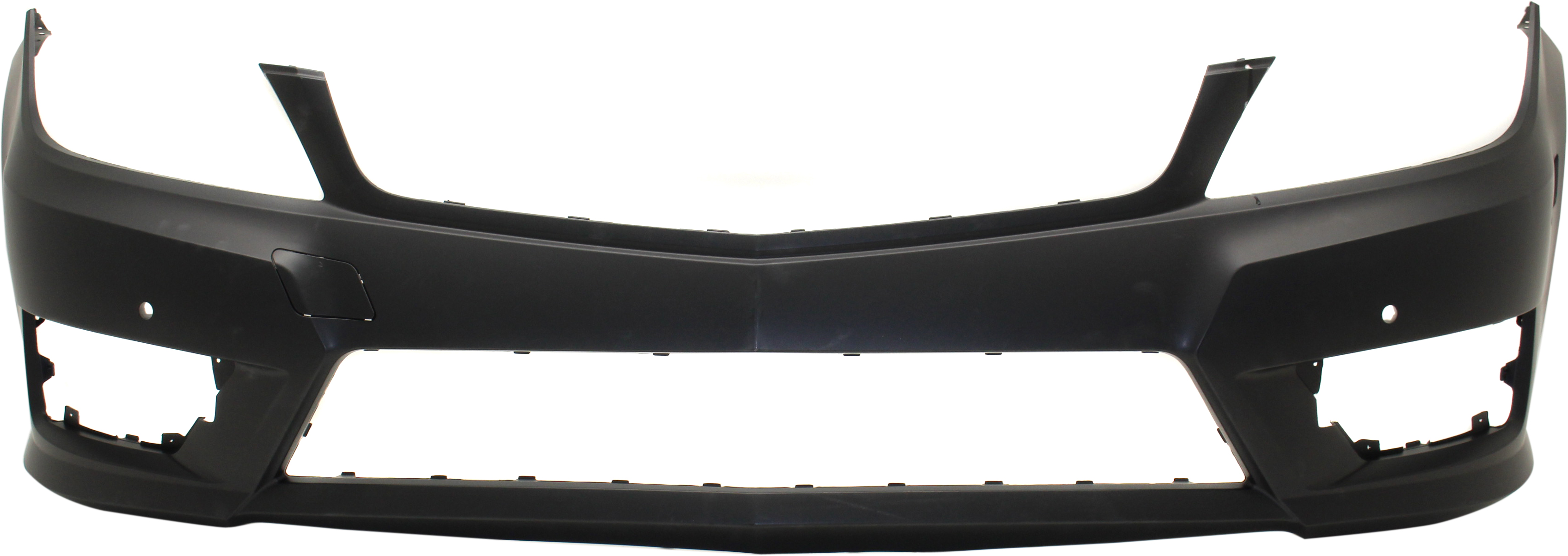 AM C CLASS 12-14 FRONT BUMPER COVER Primed Exc. C63 AMG Model Sedan w AMG Styling Pkg w o HLW Hole w Parktronic and Side Marker Light Holes SKU RM01030030P OEM 20488028499999 PFM