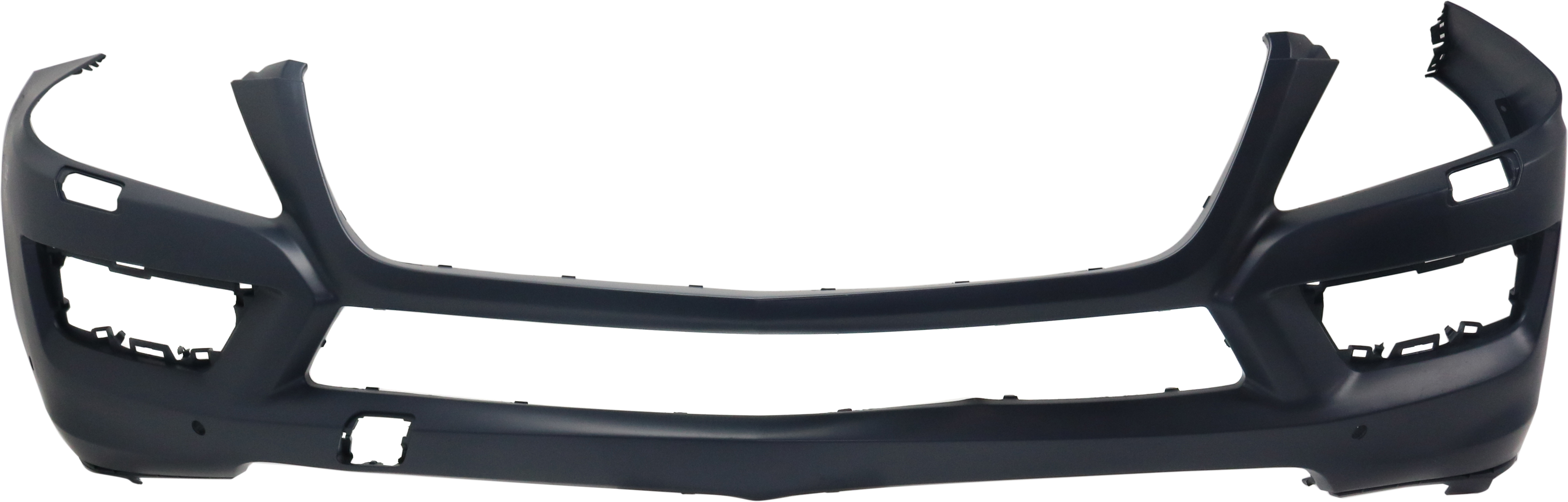 AM GL CLASS 13-16 FRONT BUMPER COVER Primed w o AMG Pkg. w Parktronic Holes Exc GL63 SKU RM01030031P Partslink MB1000371 OEM 16655831259999