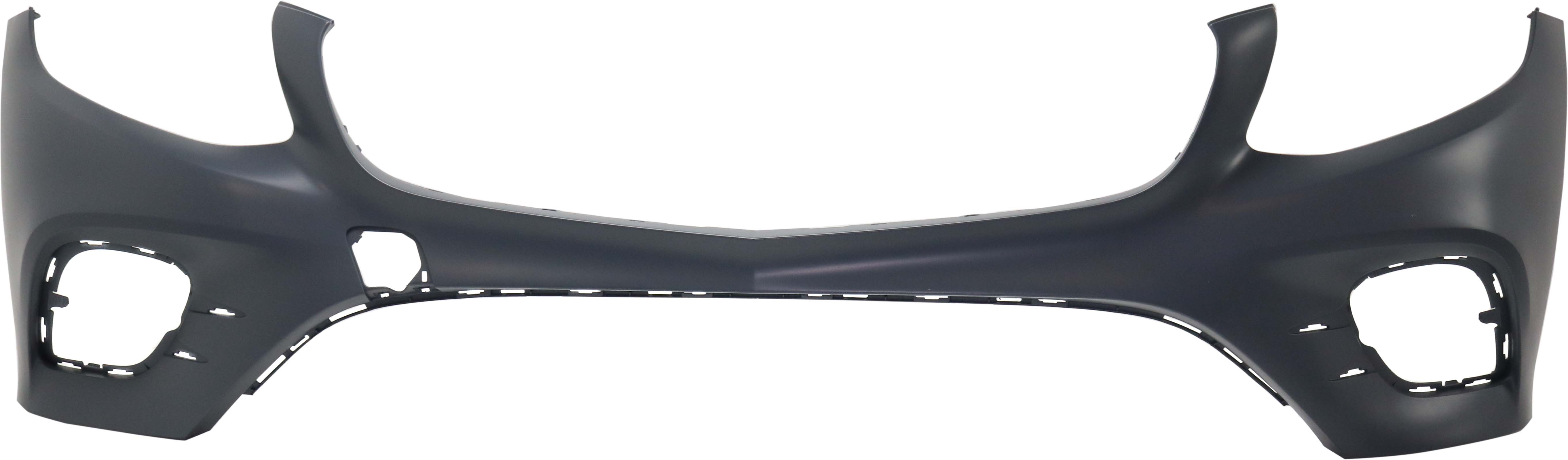 AM GLC300 GLC43 AMG 16-19 FRONT BUMPER COVER Upper Primed w AMG Pkg w o Active Park Assist Sensor Holes CAPA SKU RM01030038PQ Partslink MB1000547C OEM 25388530009999