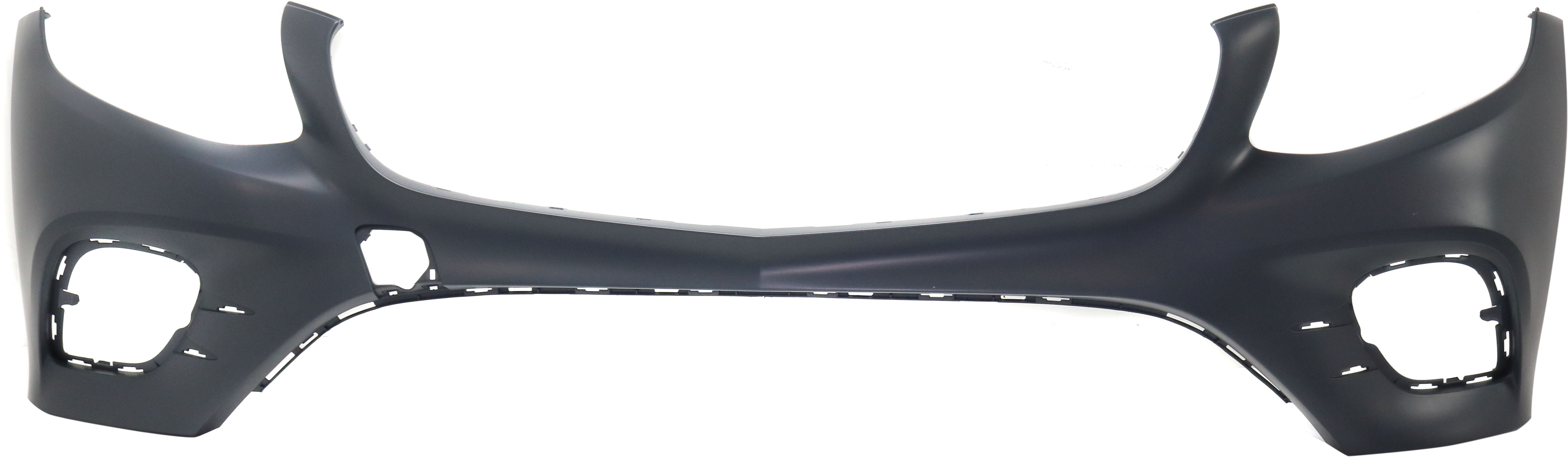 AM GLC300 GLC43 AMG 16-19 FRONT BUMPER COVER Upper Primed w AMG Pkg w o Active Park Assist Sensor Holes SKU RM01030038P Partslink MB1000547 OEM 25388530009999