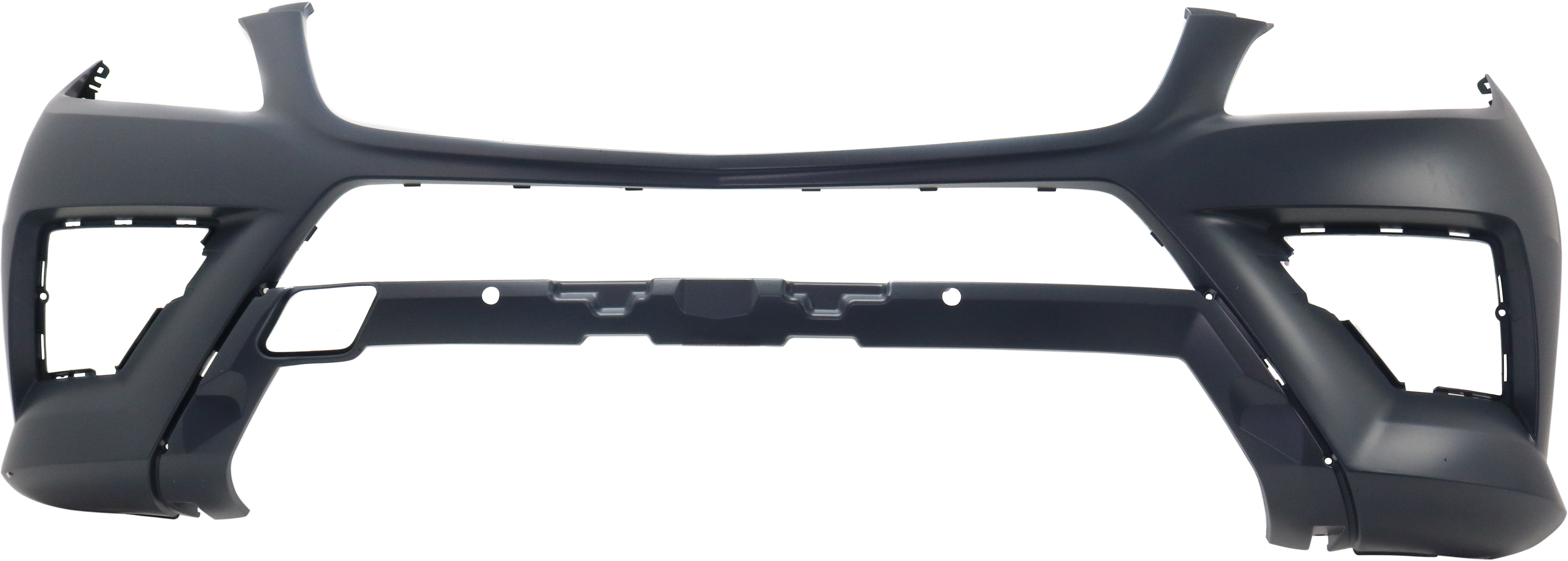 AM ML CLASS 12-15 FRONT BUMPER COVER Primed Exc. ML63 AMG Model w AMG Styling Pkg w o HLW and Ptronic Holes SKU RM01030039P Partslink MB1000378 OEM 16688543259999