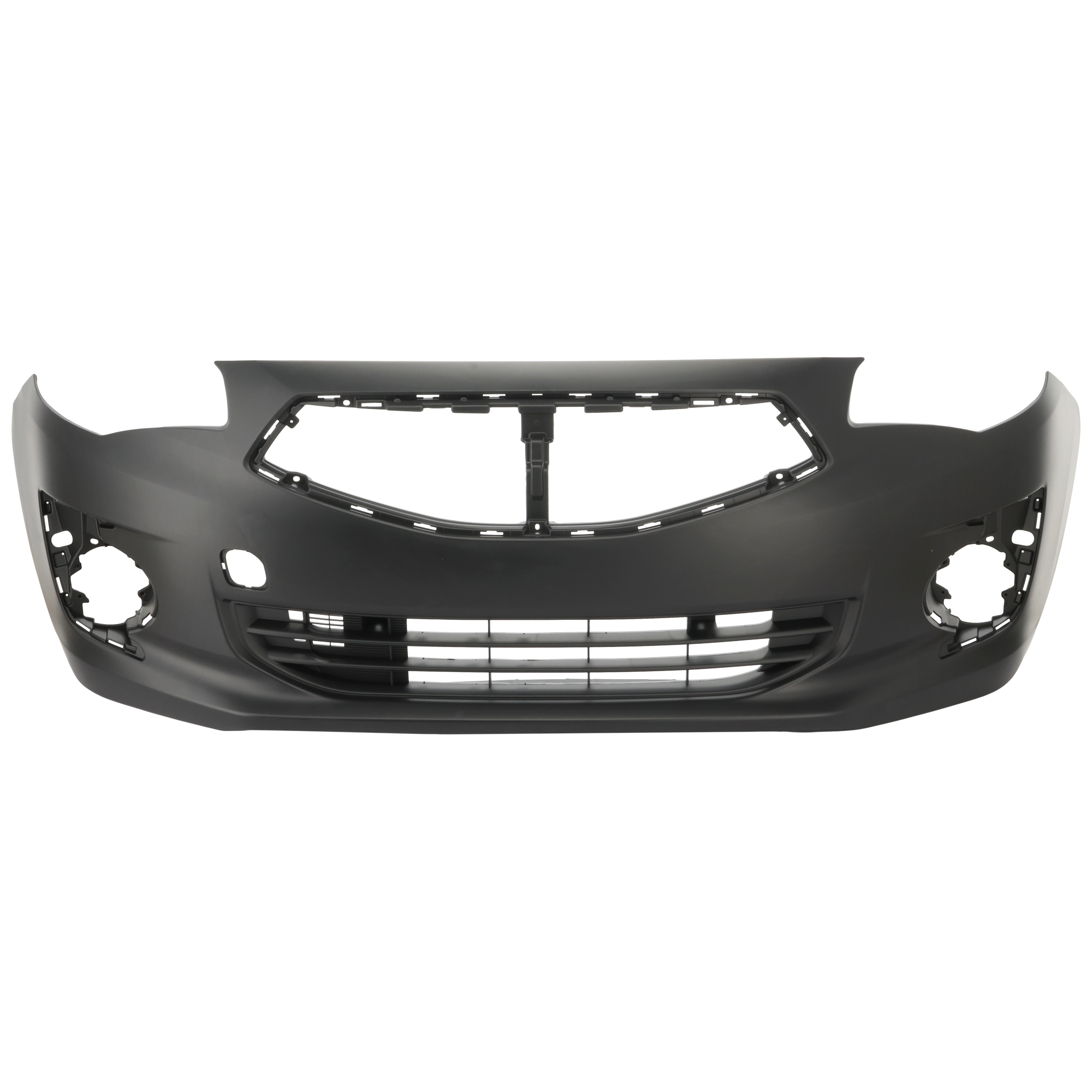 AM MIRAGE G4-17-20 FRONT BUMPER COVER Primed w Grille SKU RM01030048P Partslink MI1000344 OEM 6400H293 PFM 6402A268-6402A281