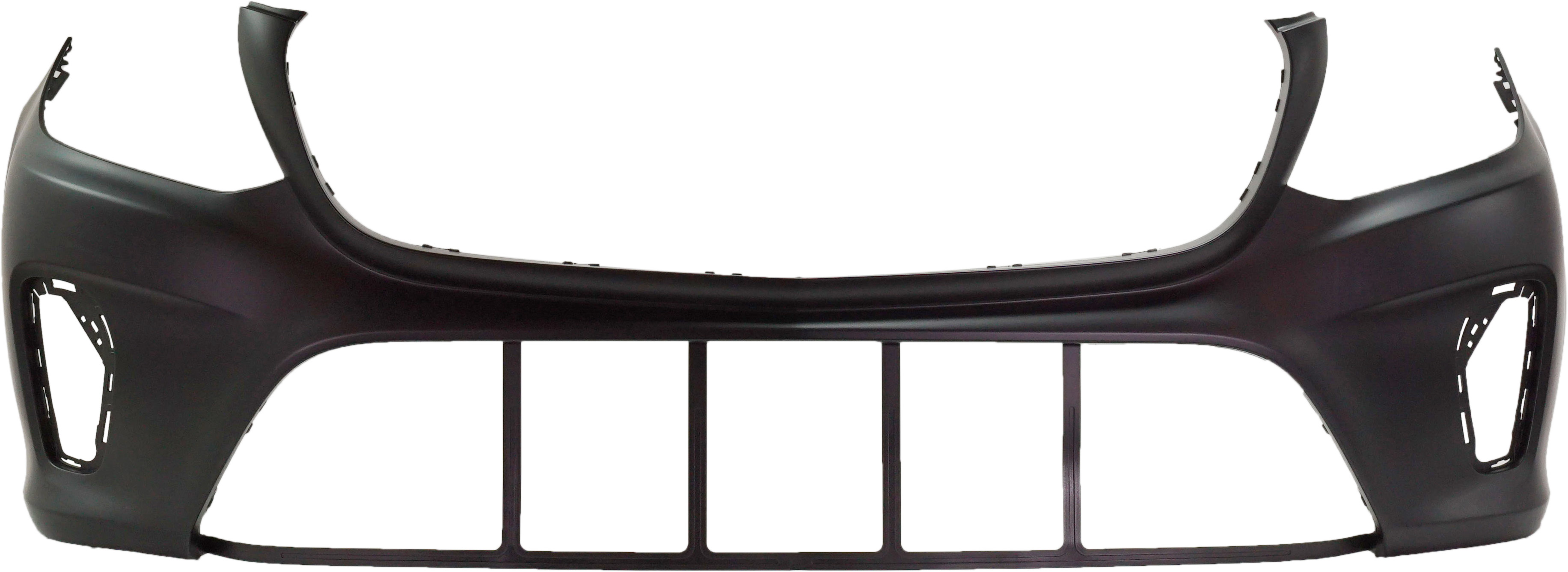 AM GLS450-17-19 FRONT BUMPER COVER Upper Primed w o Sport Pkg w o Active Park Assist Sensor Holes CAPA SKU RM01030051PQ Partslink MB1000527C OEM 16688517389999