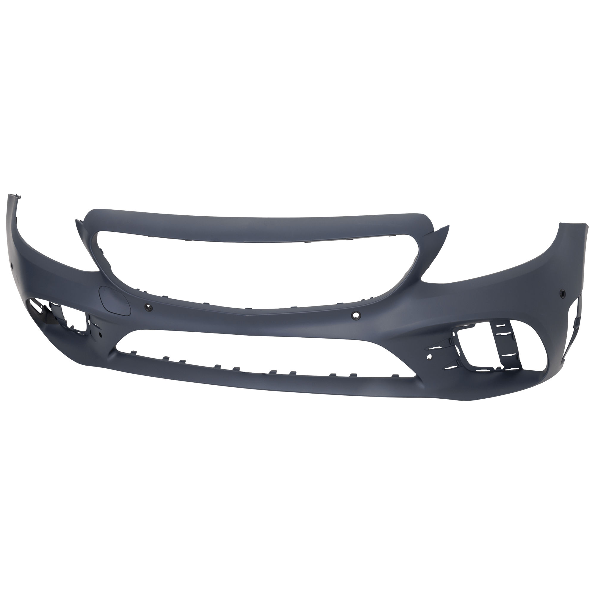 AM C300-19-22 FRONT BUMPER COVER Primed Convertible Coupe Sedan w AMG Styling Pkg w Active Park Assist Sensor Holes w o Camera Hole SKU RM01030094P Partslink MB1000573 OEM 20588023059999