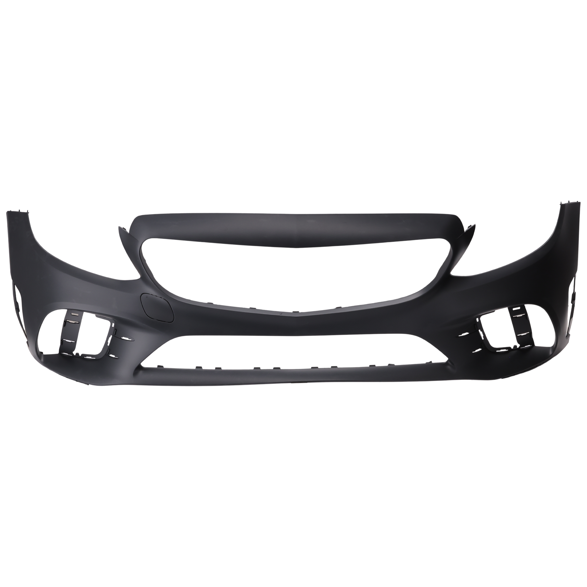 AM C300-19-22 FRONT BUMPER COVER Primed Convertible Coupe Sedan w AMG Styling Pkg w o Active Park Assist Sensor Holes w Camera Hole CAPA SKU RM01030098PQ Partslink MB1000574C OEM 20588024059999